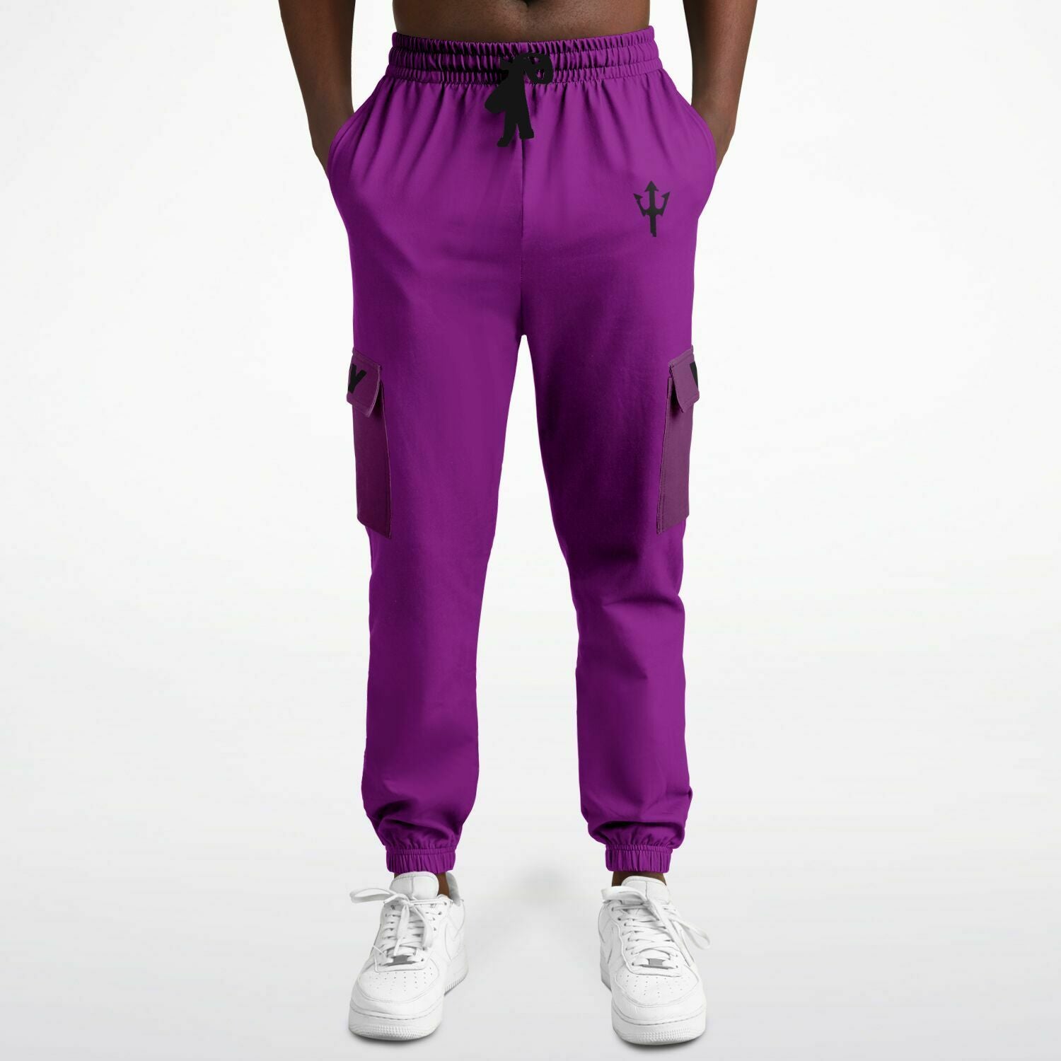 LifeBy Purple Athletic Cargo Joggers - LifeBy Fitness