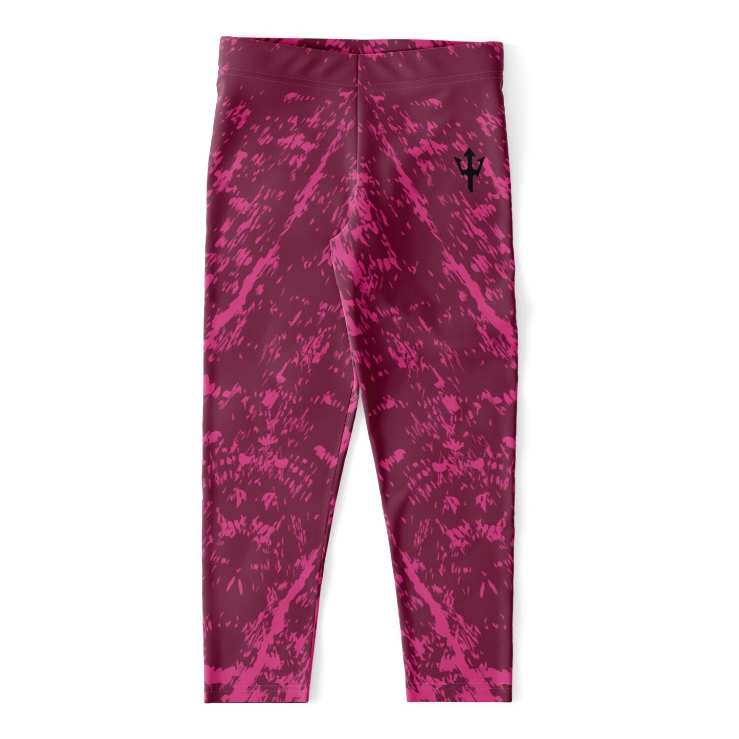 Women's LifeBy Pink Swirl Capri Leggings - LifeBy Fitness