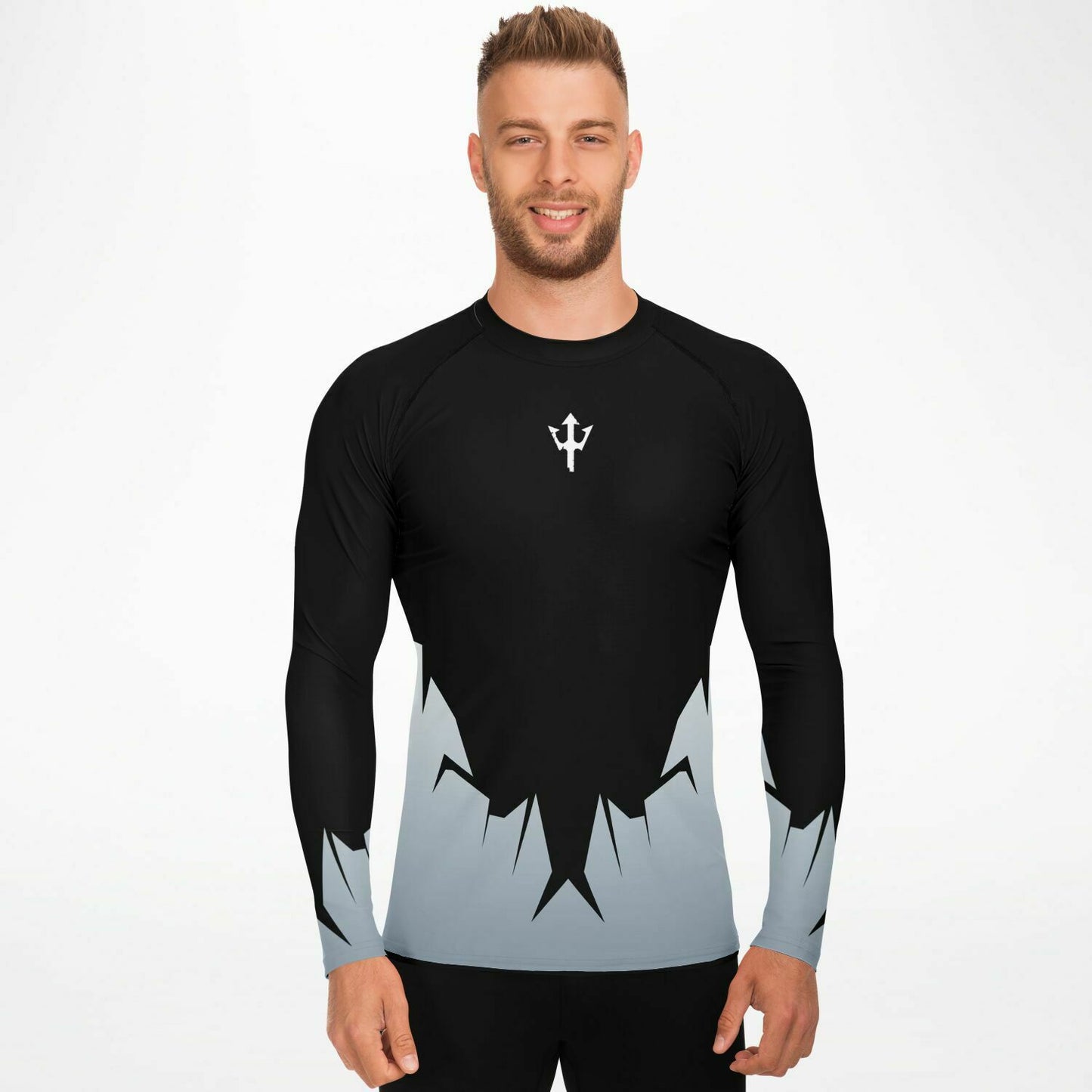 Men's LifeBy Broken Black Rashguard - LifeBy Fitness