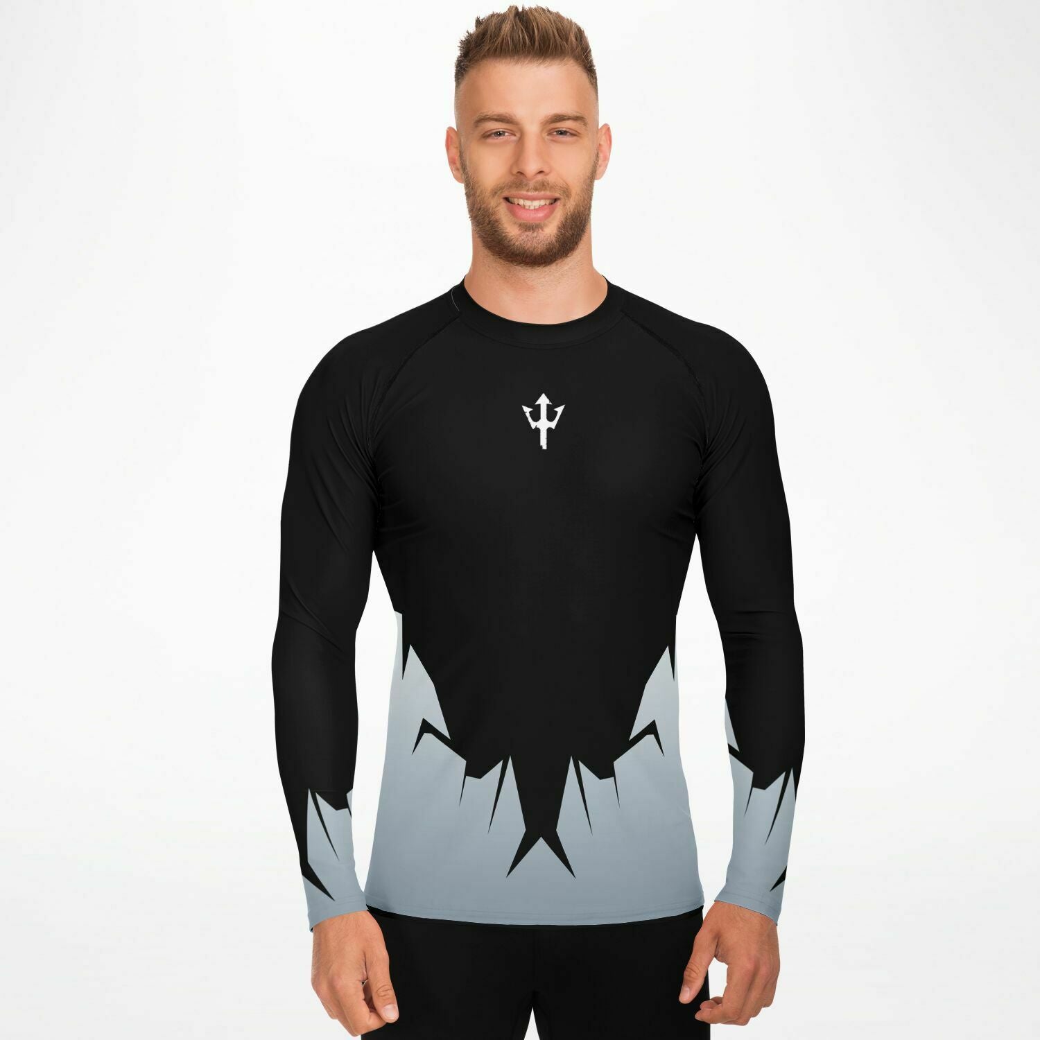 Men's LifeBy Broken Black Rashguard - LifeBy Fitness