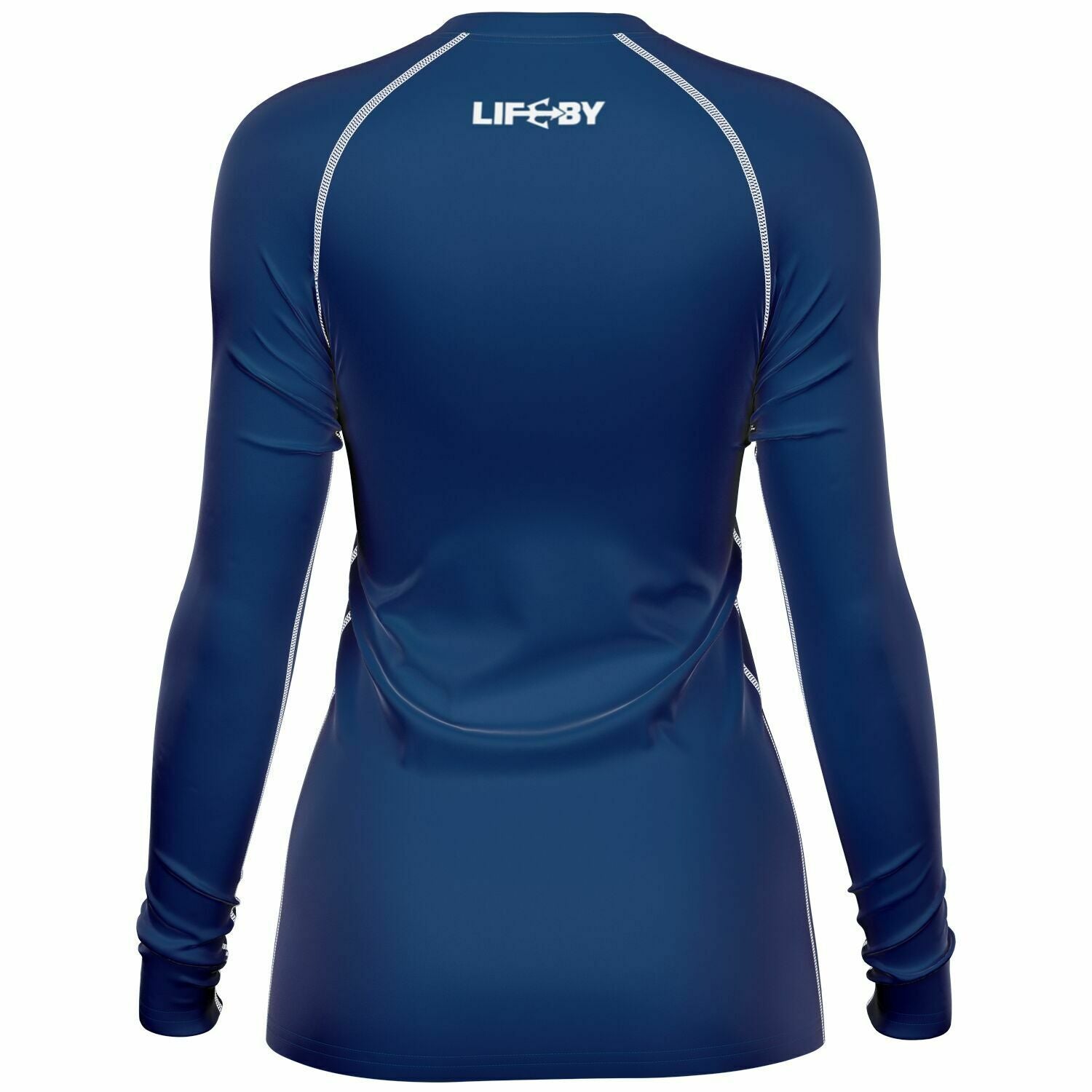 Women's LifeBy Navy Blue Rashguard - LifeBy Fitness