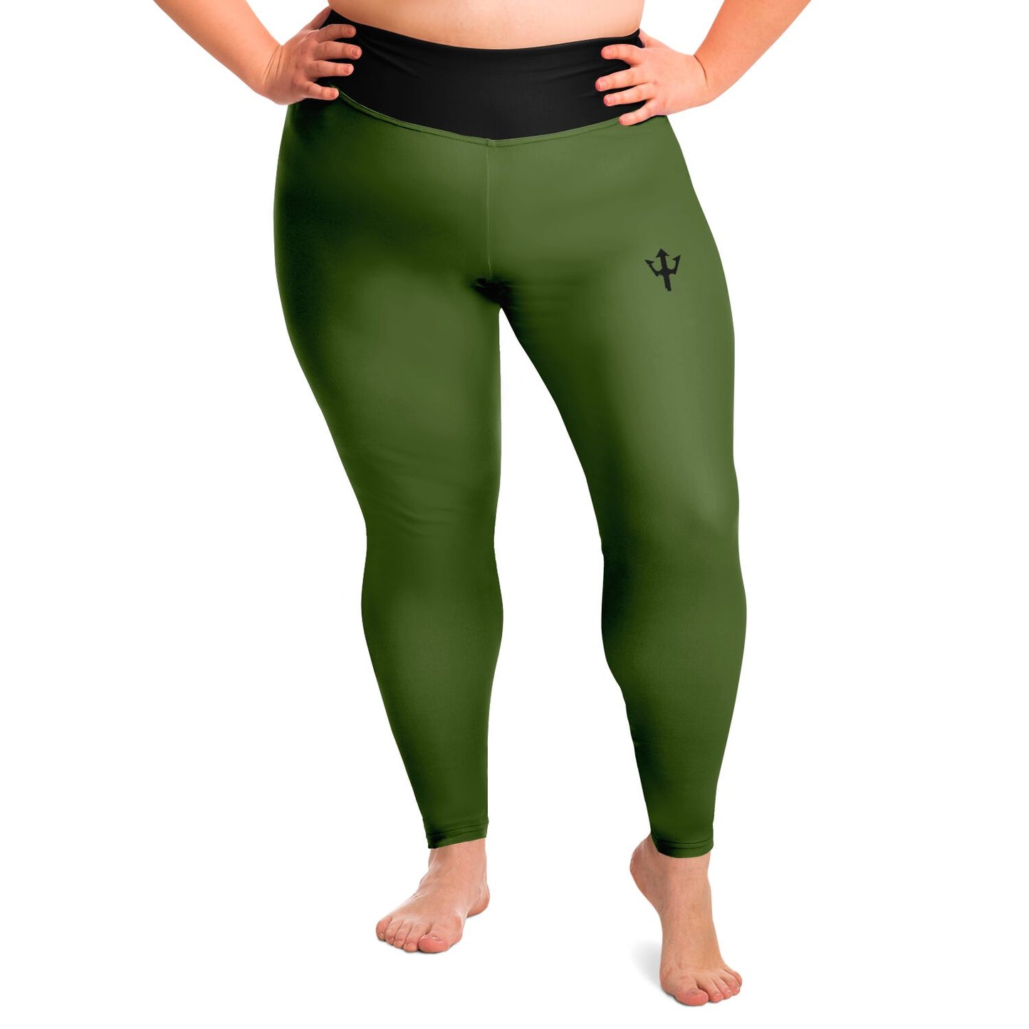 LifeBy Military Green Plus Size Legging