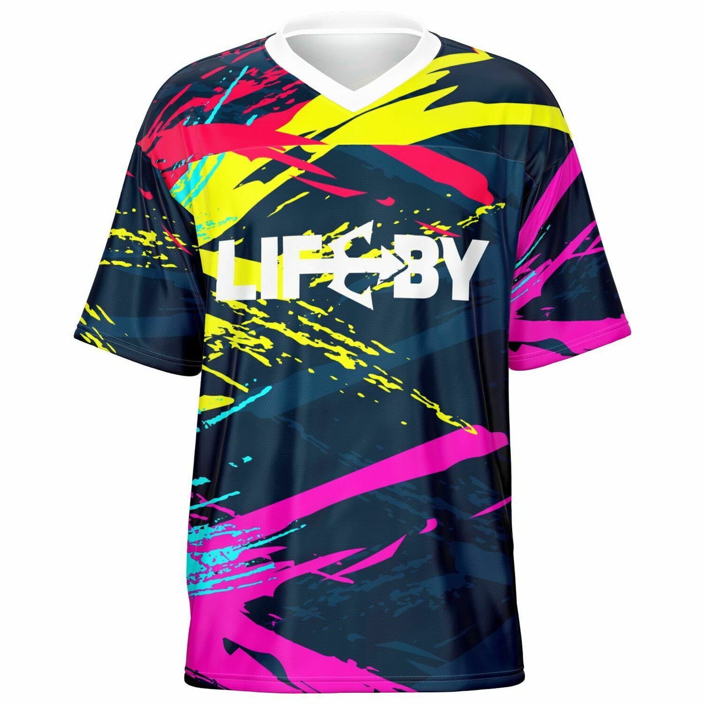 LifeBy Yellow Tri-colour  Sports Jersey - LifeBy Fitness