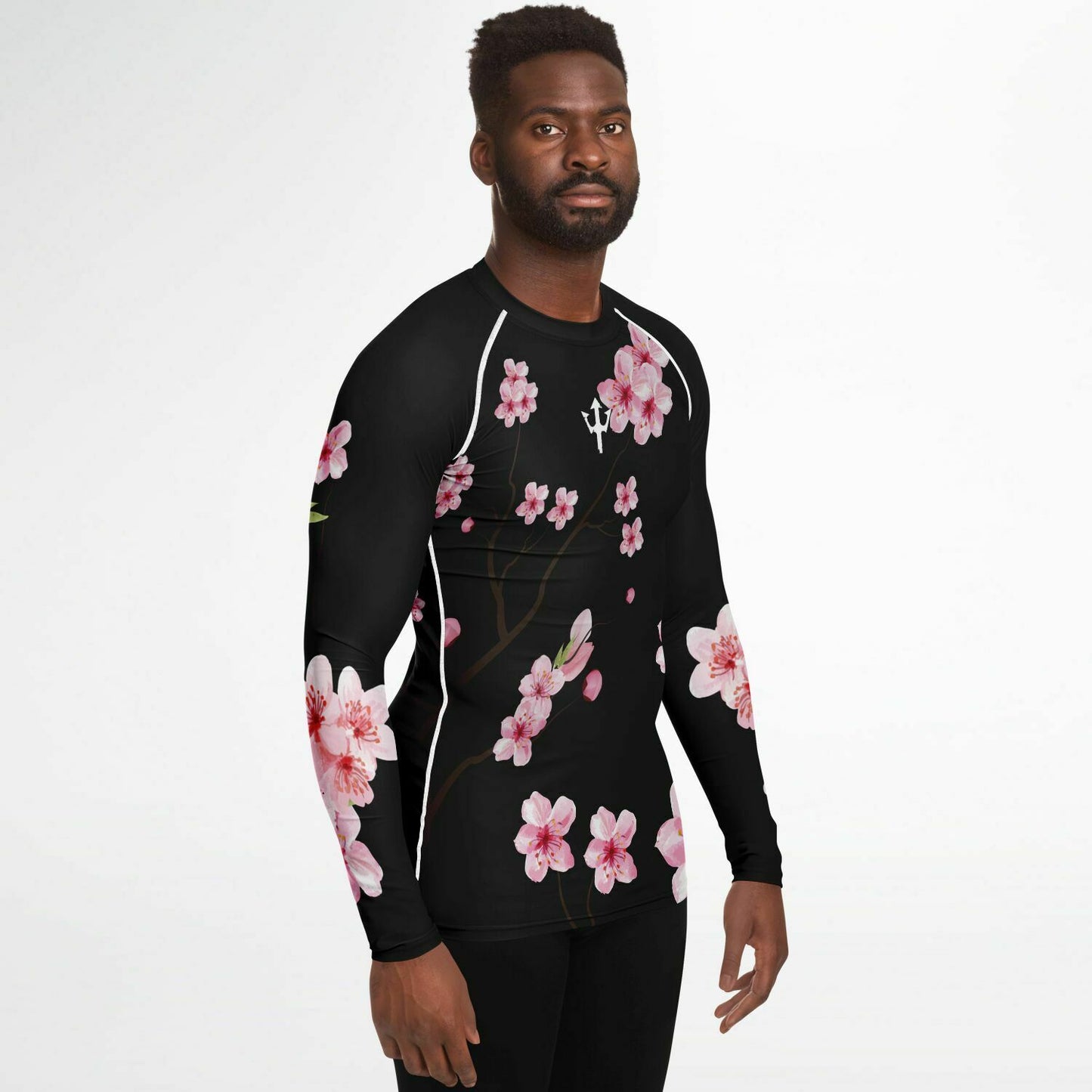 Men's LifeBy Black Cherry Blossom Rashguard - LifeBy Fitness