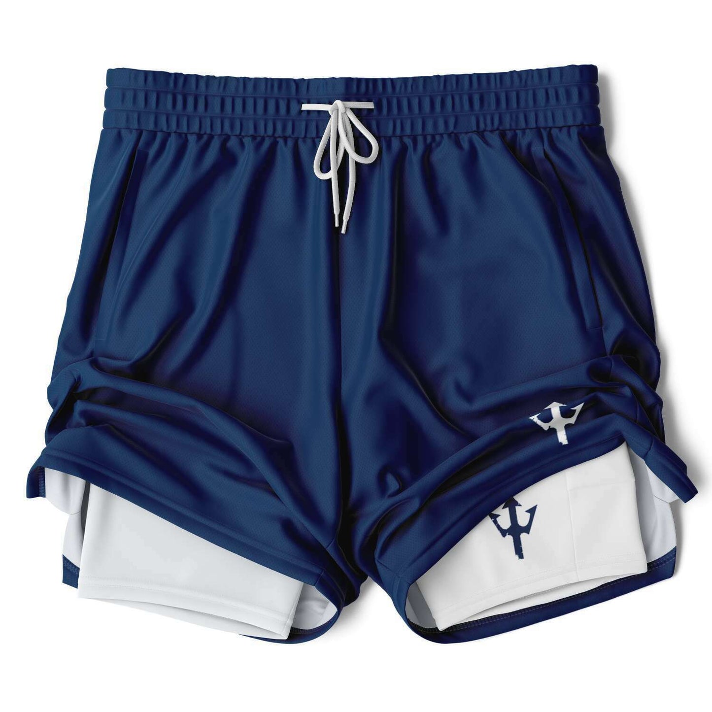 Men's LifeBy Navy Blue 2-in-1 Shorts - LifeBy Fitness