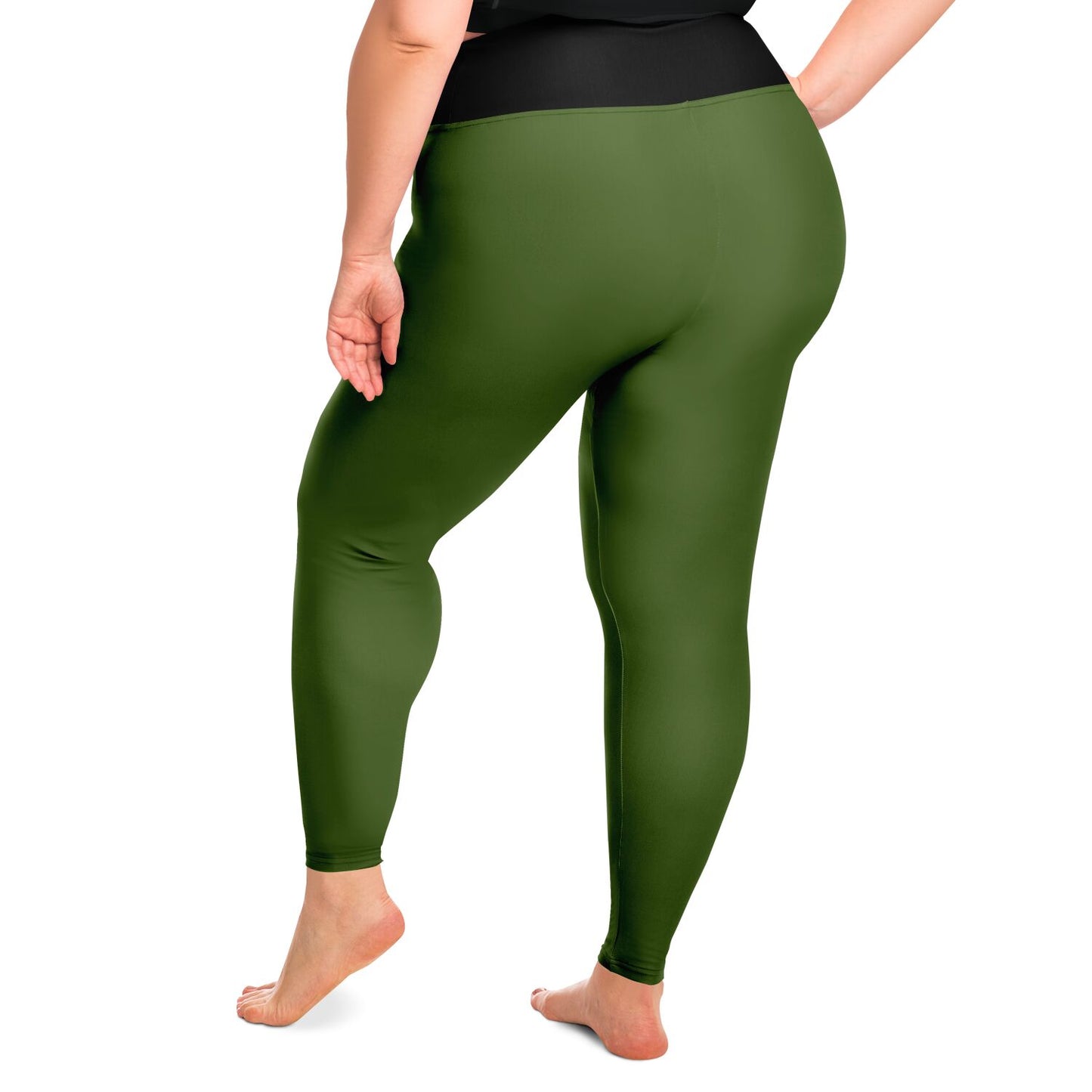 LifeBy Military Green Plus Size Legging