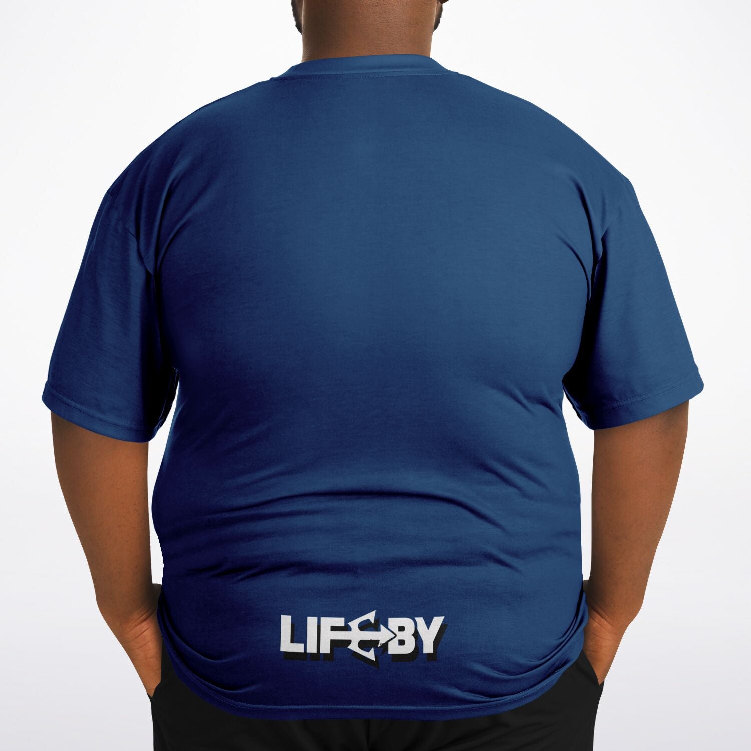 LifeBy Navy Blue Plus-size T-Shirt - LifeBy Fitness