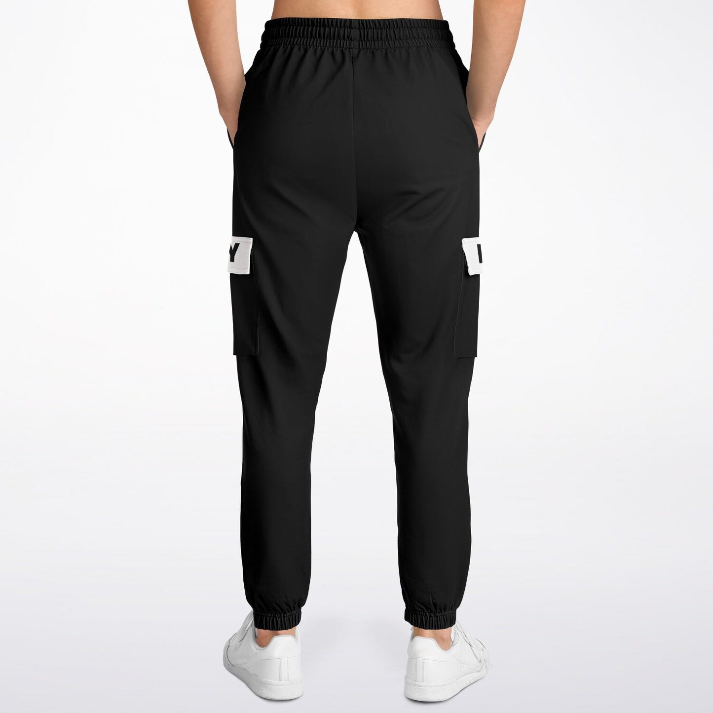 LifeBy Black Athletic Cargo Joggers - LifeBy Fitness