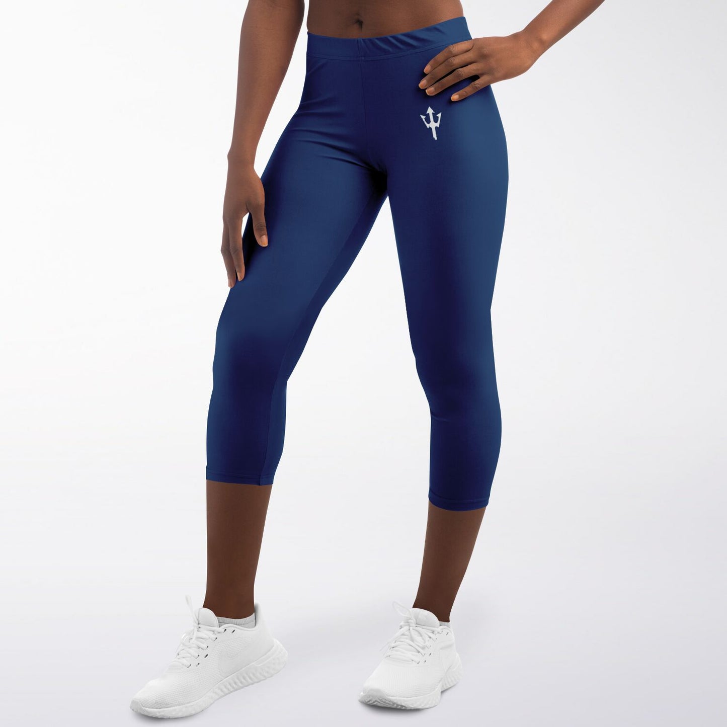 Women's LifeBy Navy Blue Capri Leggings - LifeBy Fitness