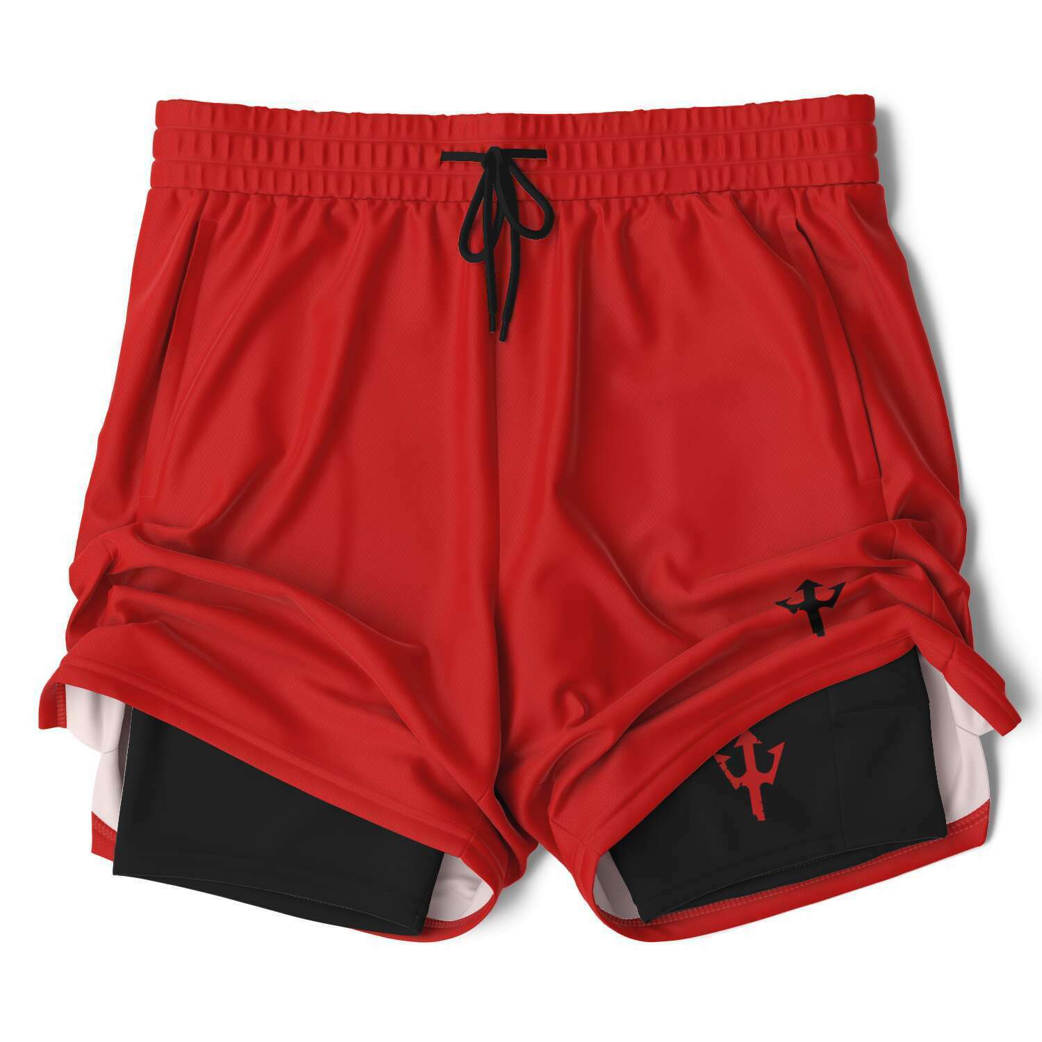 Men's LifeBy Red 2-in-1 Shorts - LifeBy Fitness