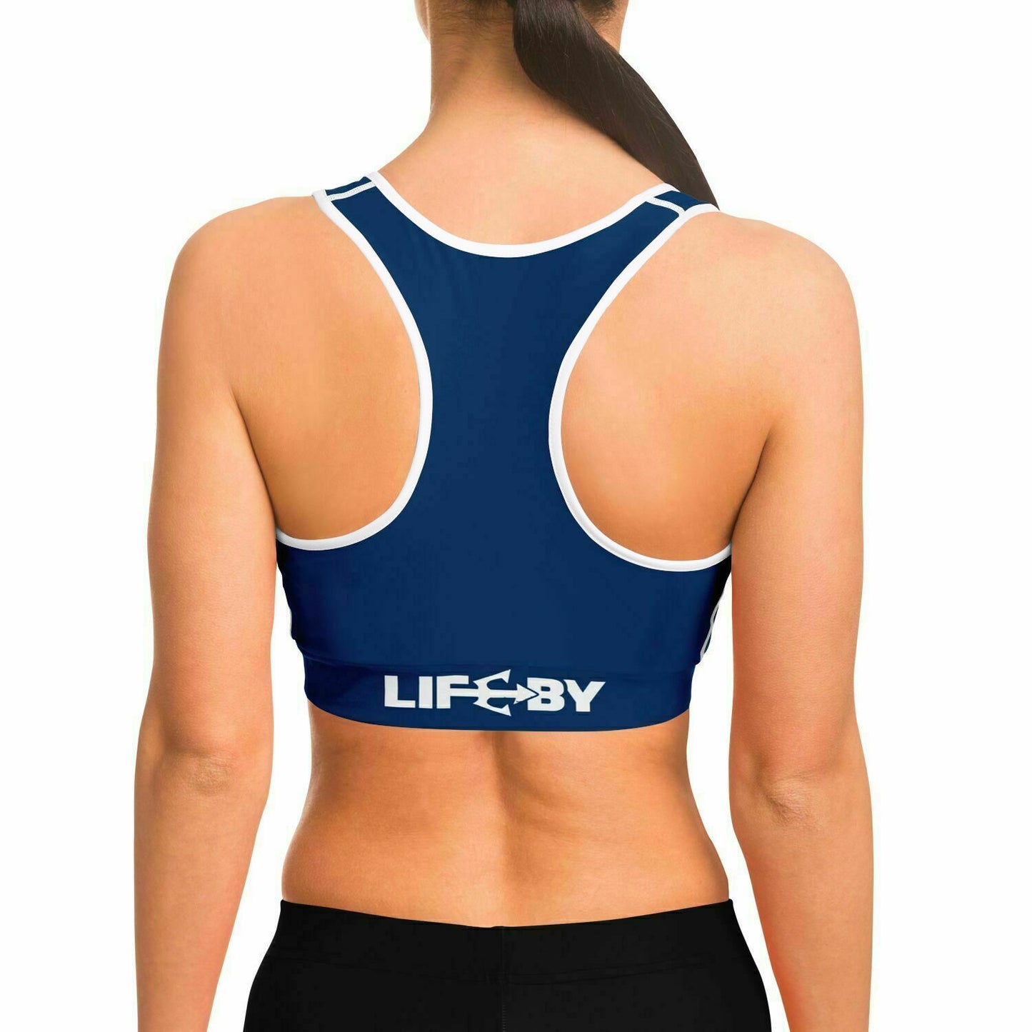 LifeBy Navy Blue Sports Bra