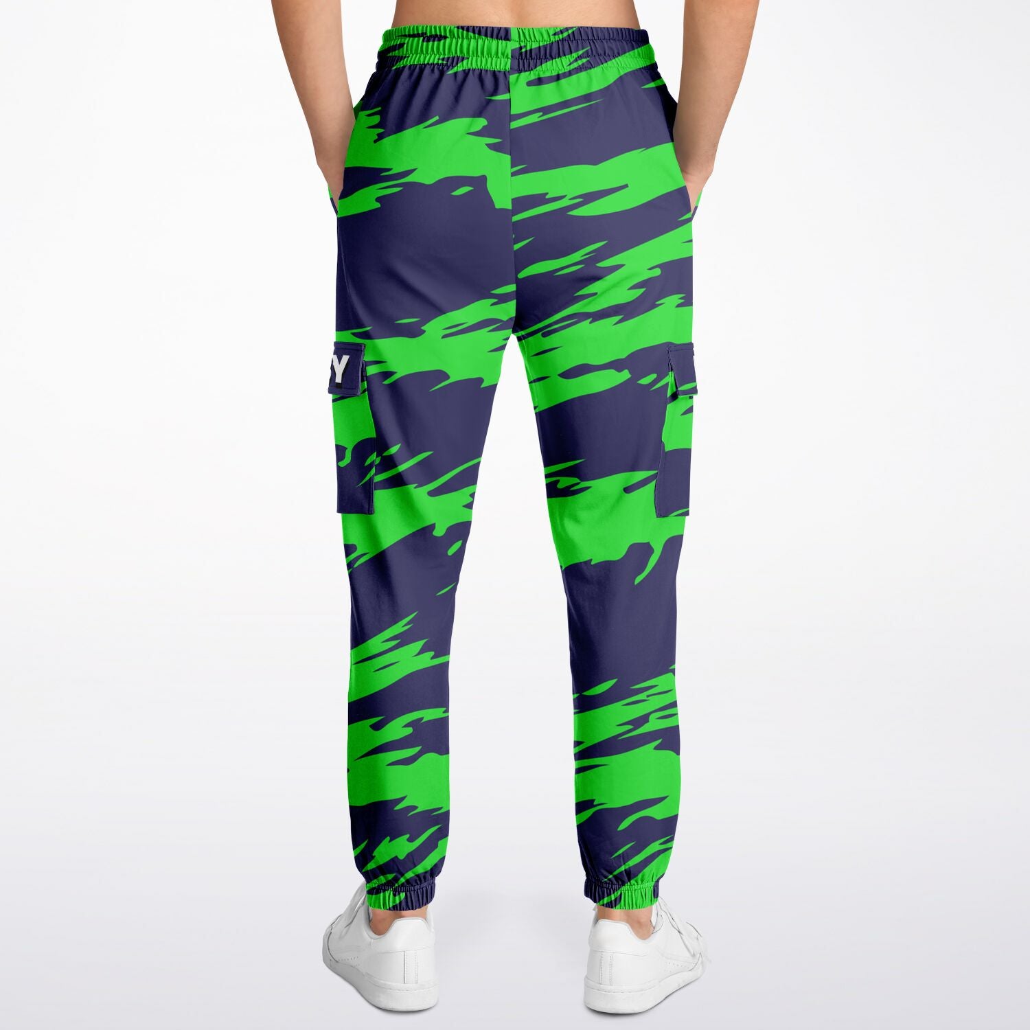 LifeBy Blue-Green Athletic Cargo Joggers - LifeBy Fitness