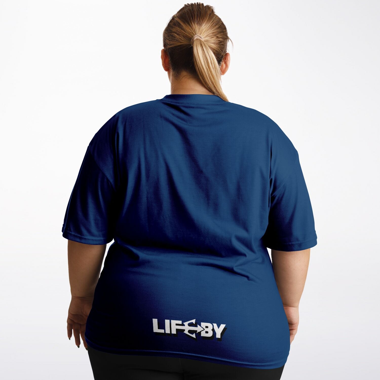 LifeBy Navy Blue Plus-size T-Shirt - LifeBy Fitness