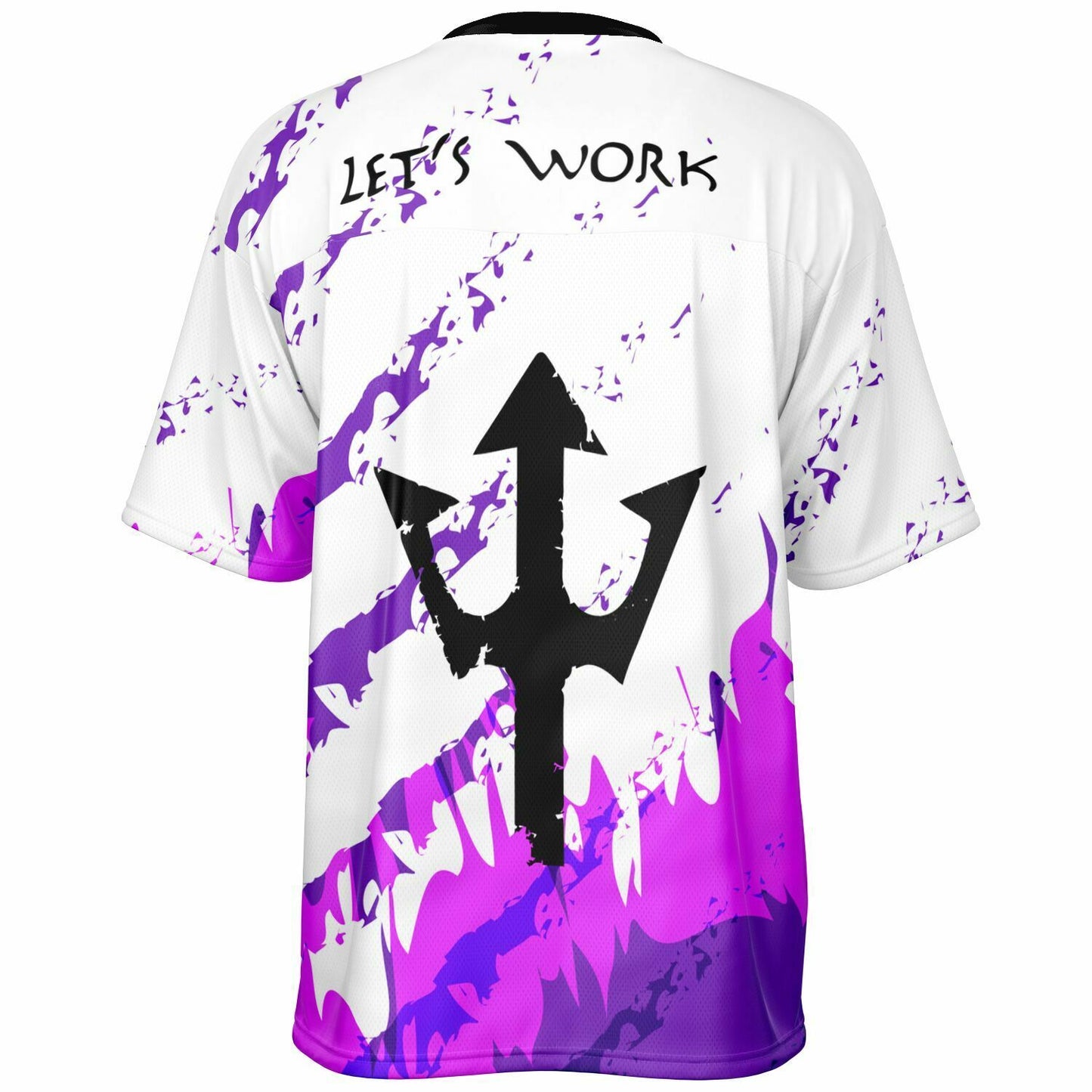 LifeBy Purple-White Sports Jersey - LifeBy Fitness