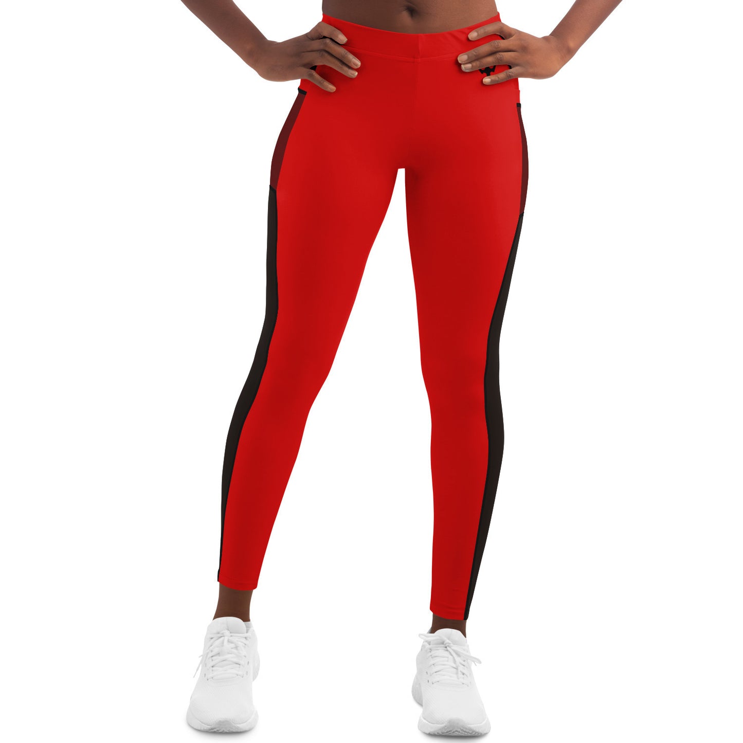 Women's LifeBy Red Mesh Pocket Legging