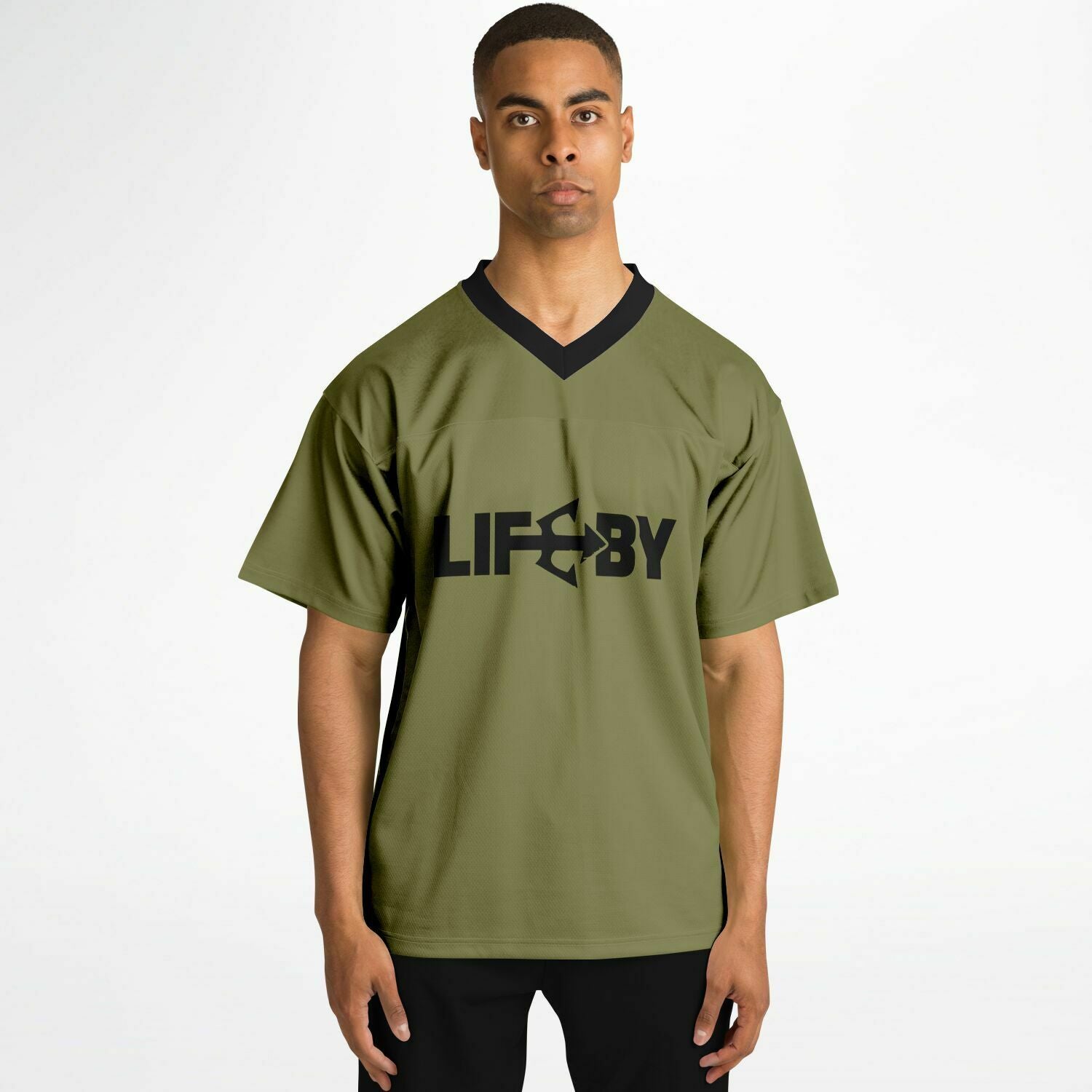 LifeBy Khaki Sports Jersey - LifeBy Fitness