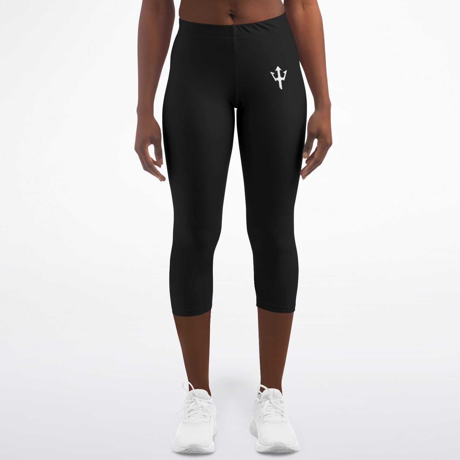 Women's LifeBy Black Capri Leggings - LifeBy Fitness