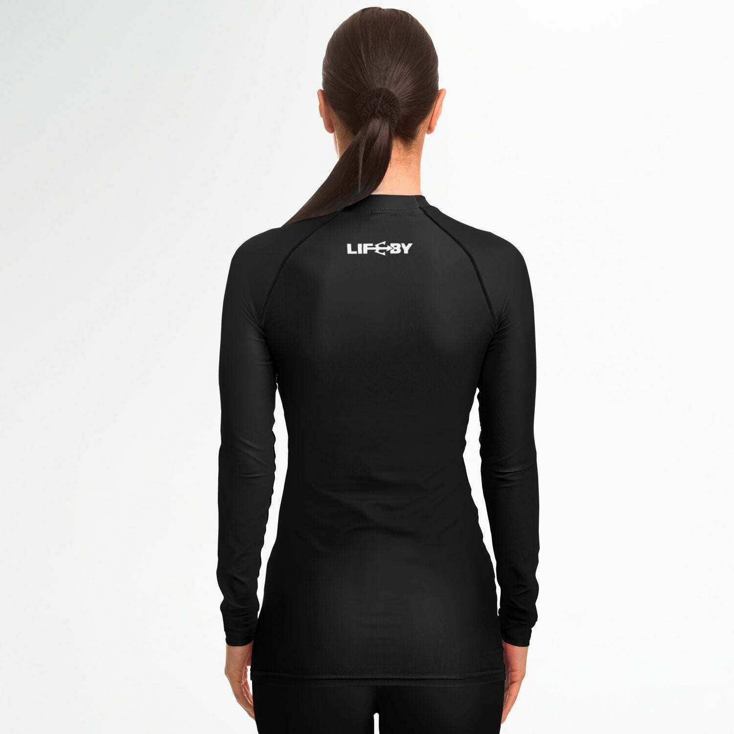 Women's LifeBy Black Rashguard - LifeBy Fitness