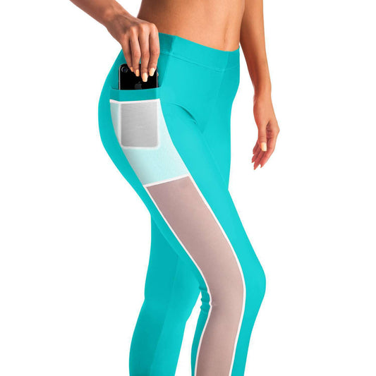 Women's LifeBy Aqua Mesh Pocket Legging