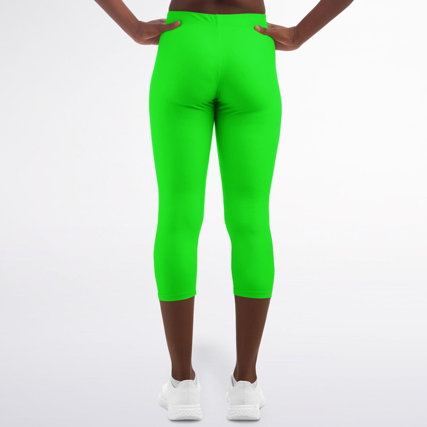 Women's LifeBy Viper Green Capri Leggings - LifeBy Fitness