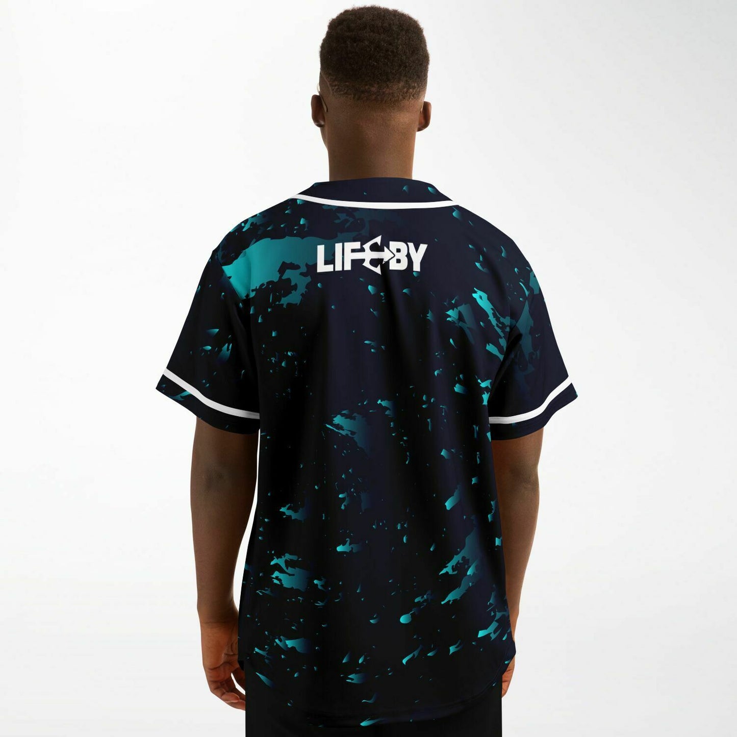 LifeBy Blue Swirl Baseball Jersey