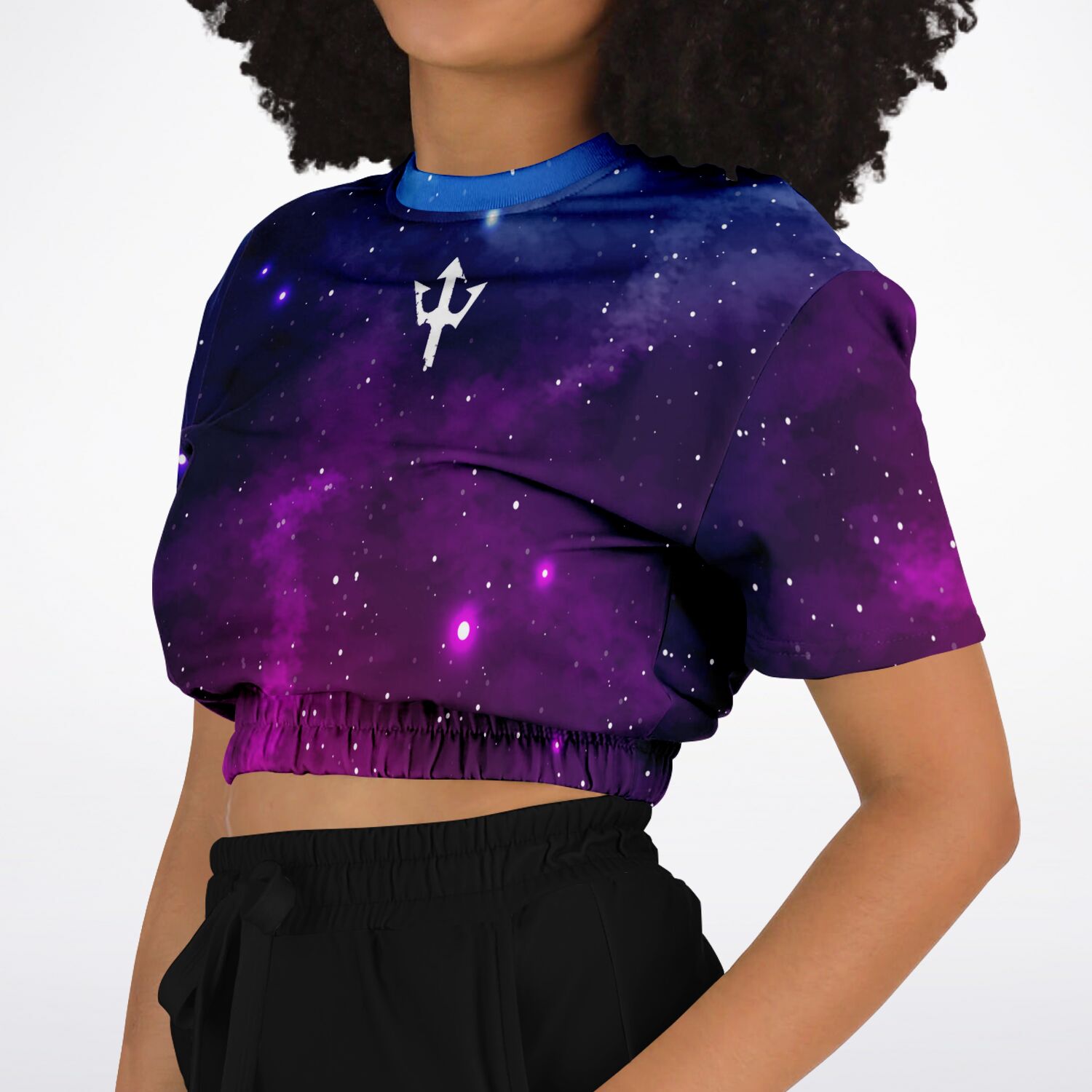 Women's LifeBy Night Sky Athletic Cropped Sweatshirt - LifeBy Fitness