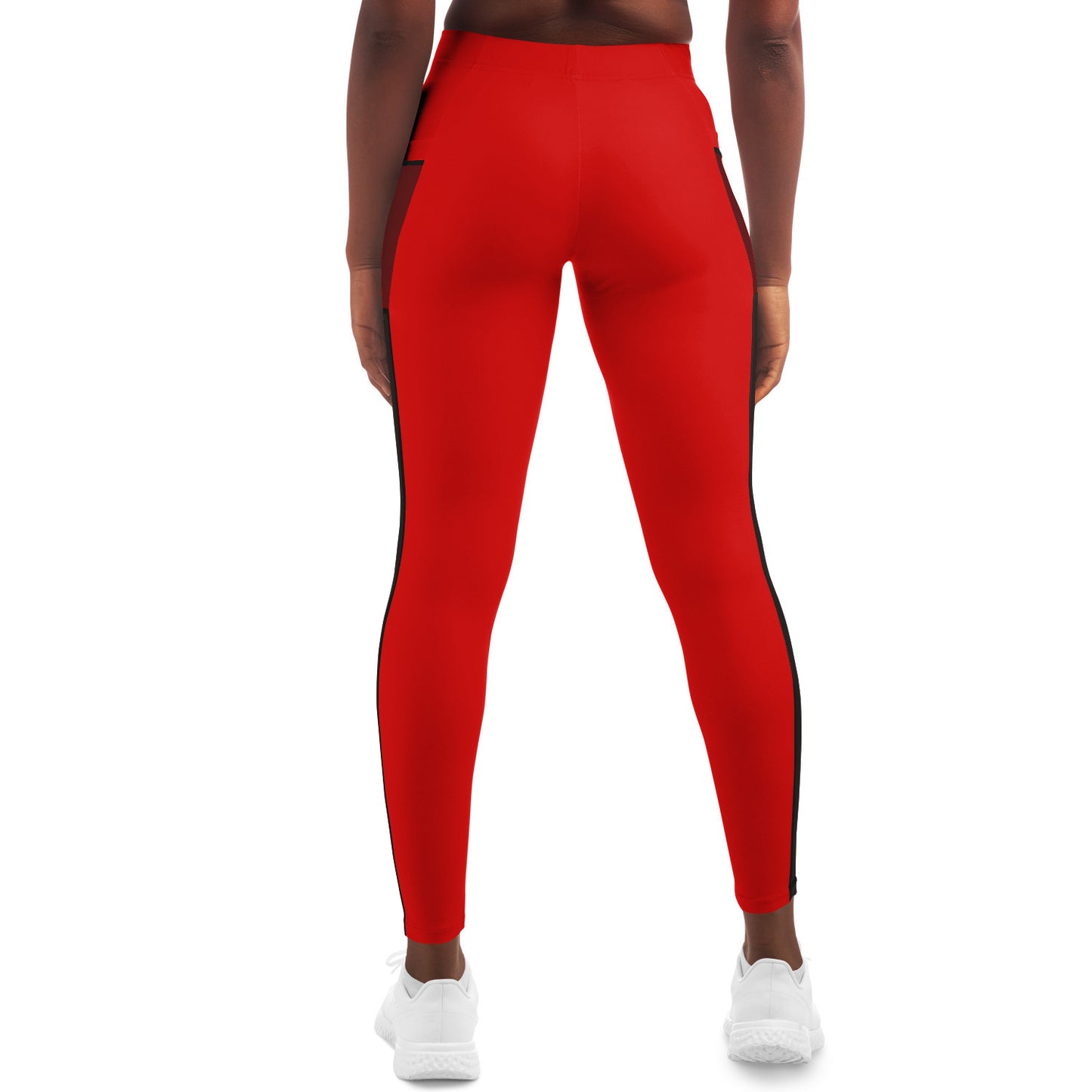 Women's LifeBy Red Mesh Pocket Legging