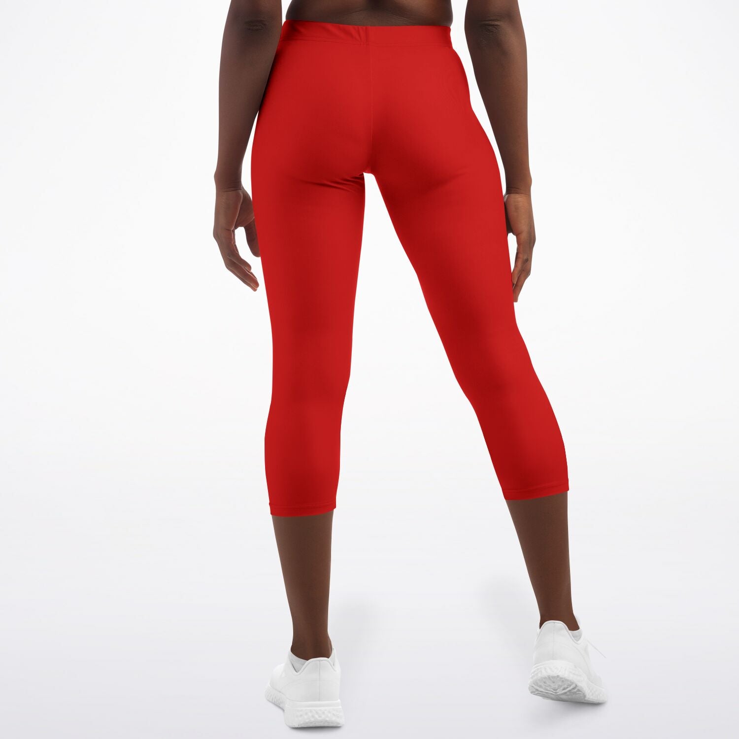 Women's LifeBy Red Capri Leggings - LifeBy Fitness