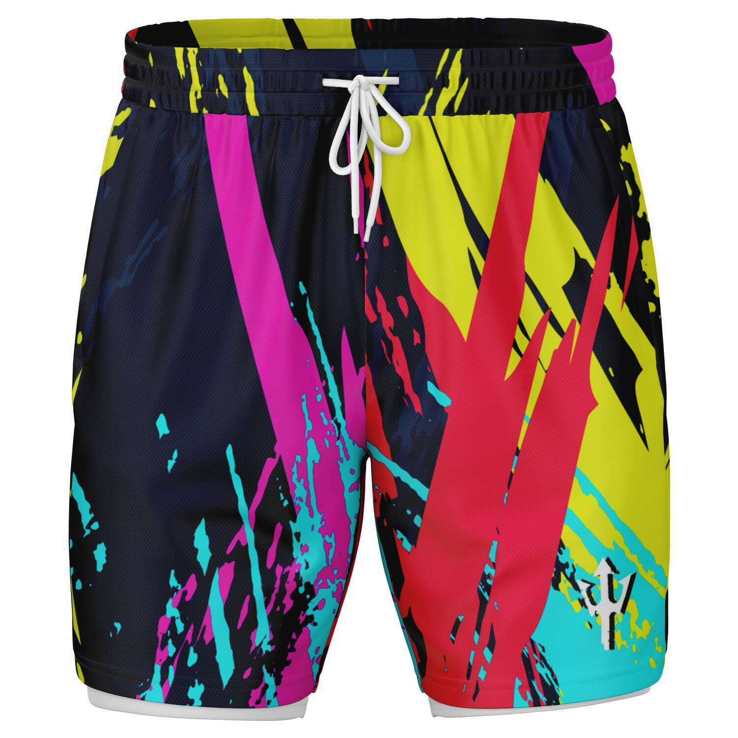 Men's LifeBy Color Splash 2-in-1 Shorts - LifeBy Fitness