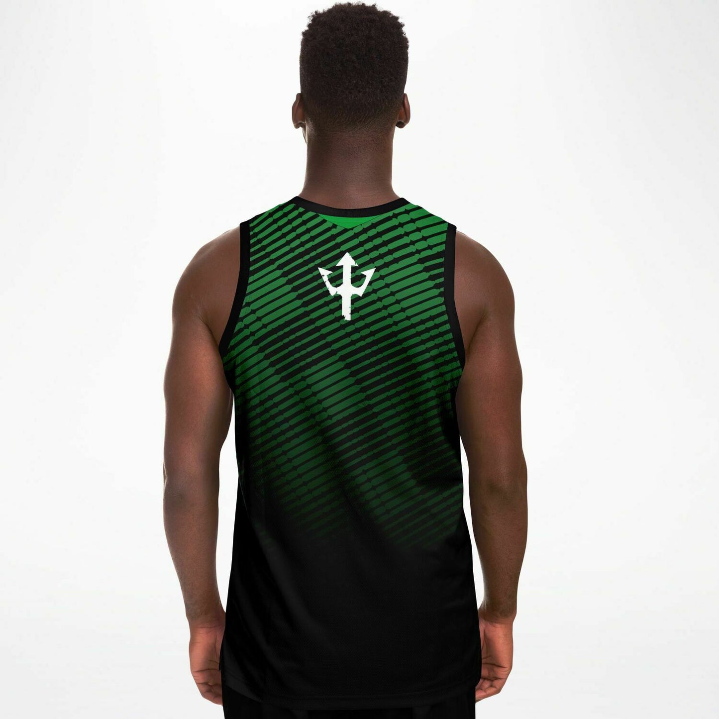 LifeBy Green Faded Basketball Jersey - LifeBy Fitness