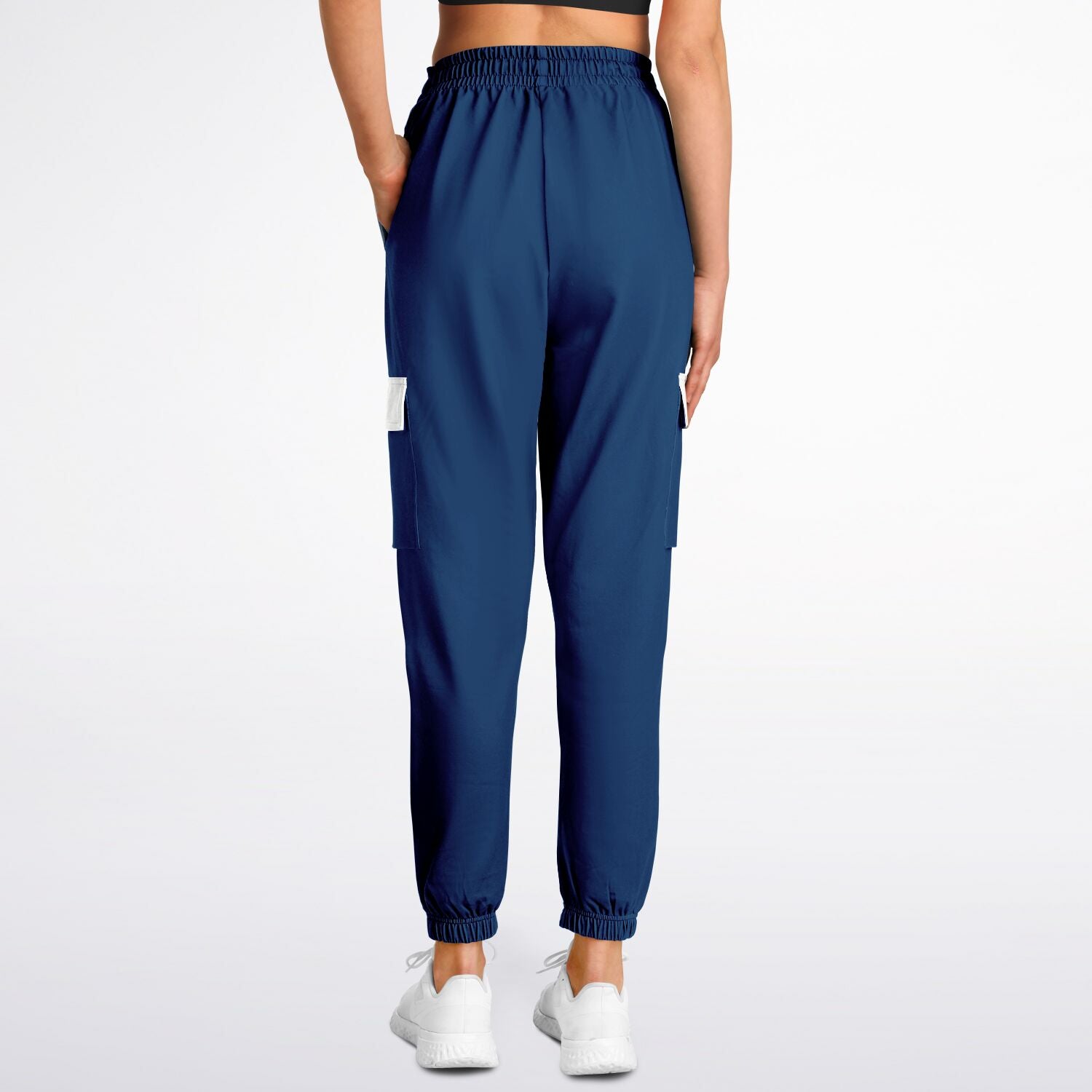 LifeBy Navy Blue Athletic Cargo Joggers - LifeBy Fitness