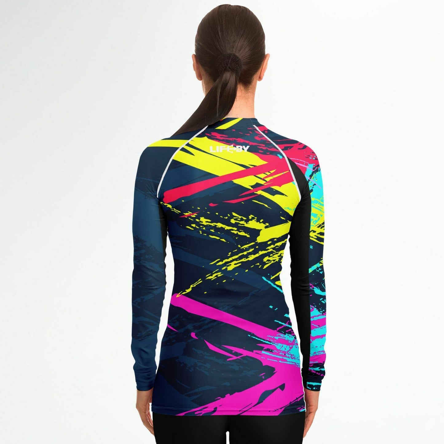 Women's LifeBy Color Splash Rashguard - LifeBy Fitness