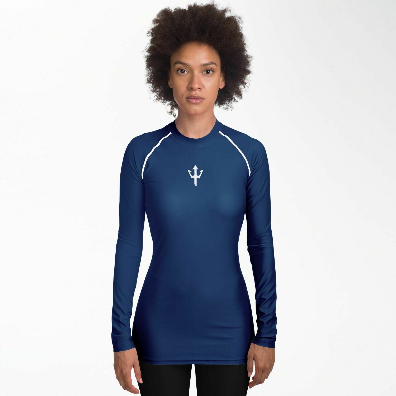 Women's LifeBy Navy Blue Rashguard - LifeBy Fitness