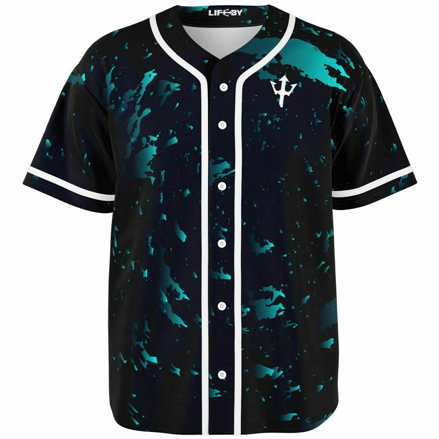 LifeBy Blue Swirl Baseball Jersey