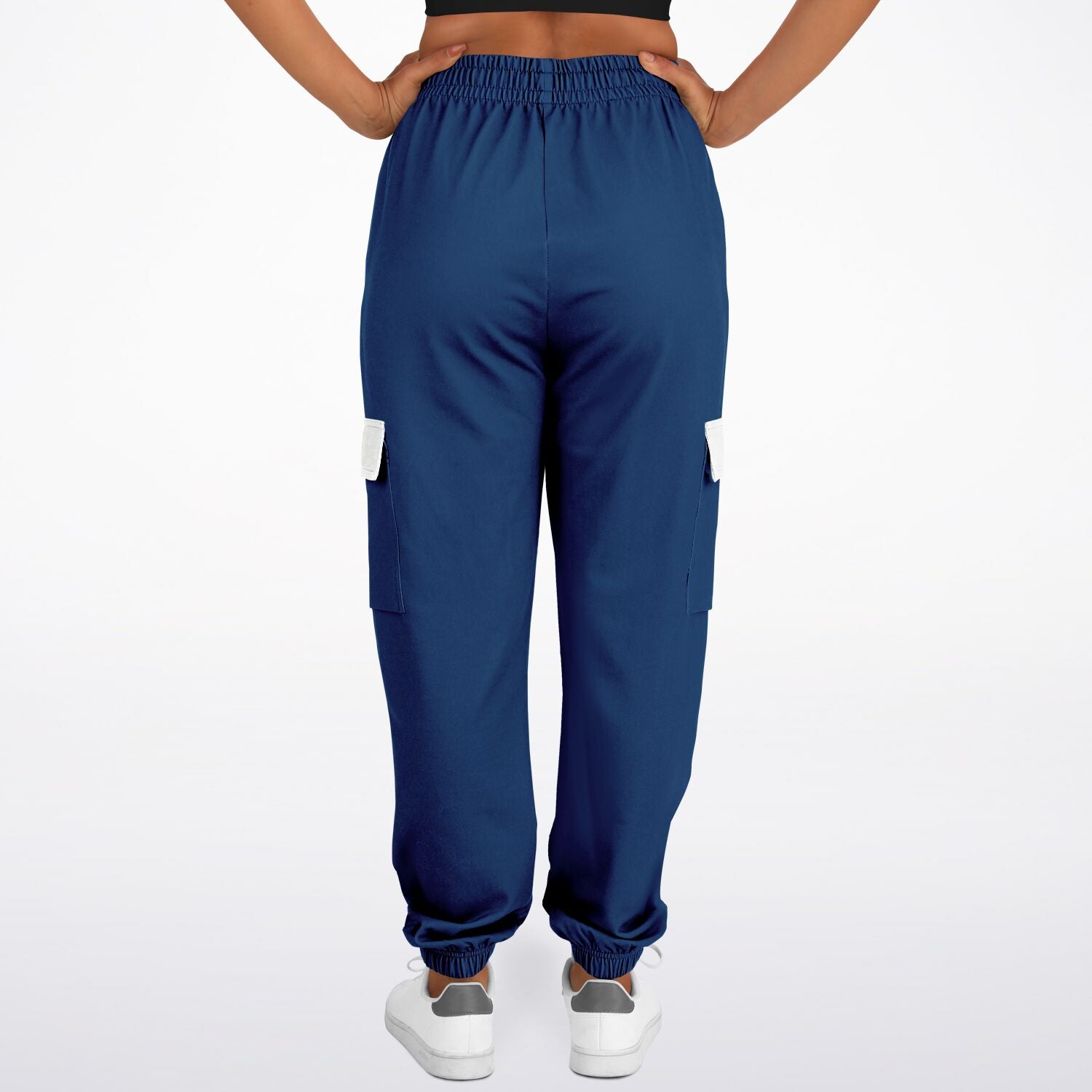 LifeBy Navy Blue Athletic Cargo Joggers - LifeBy Fitness