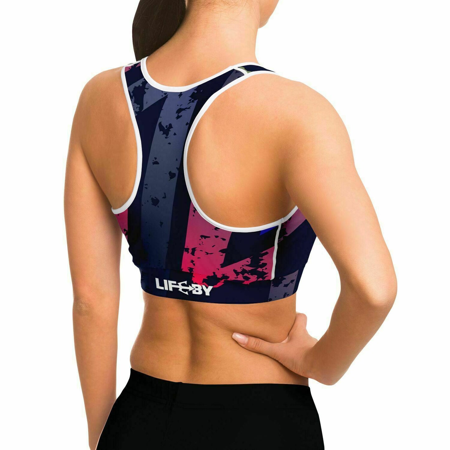 LifeBy Retro Colors Sports Bra