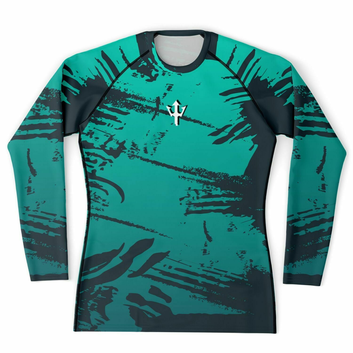 Men's LifeBy Blue Abstract Rashguard - LifeBy Fitness