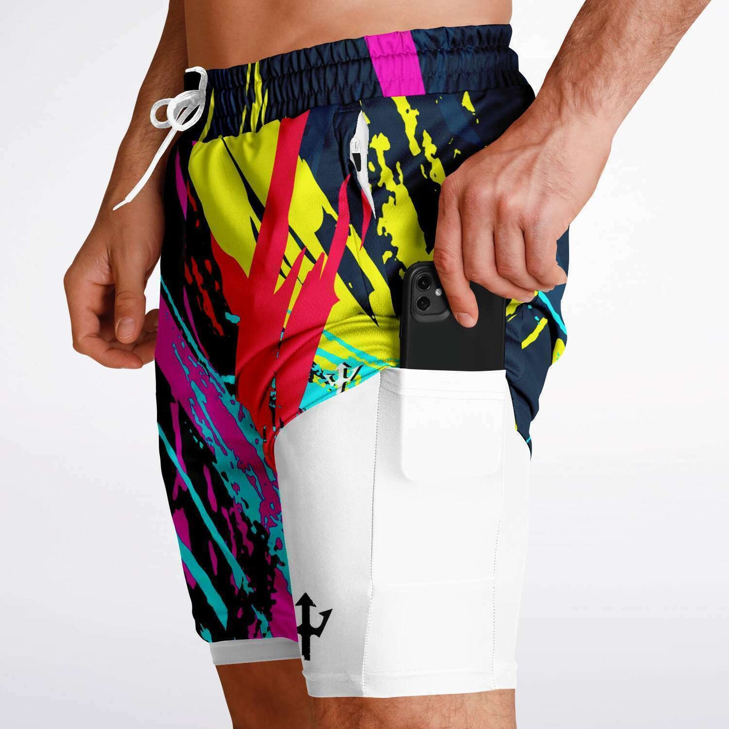 Men's LifeBy Color Splash 2-in-1 Shorts - LifeBy Fitness