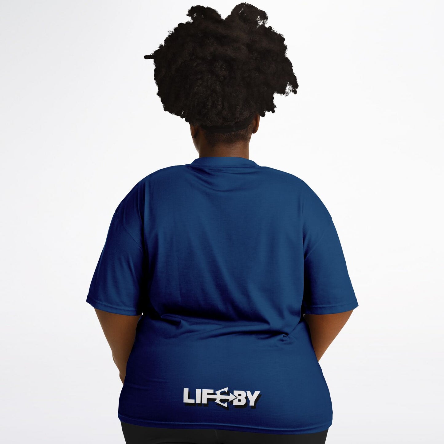 LifeBy Navy Blue Plus-size T-Shirt - LifeBy Fitness