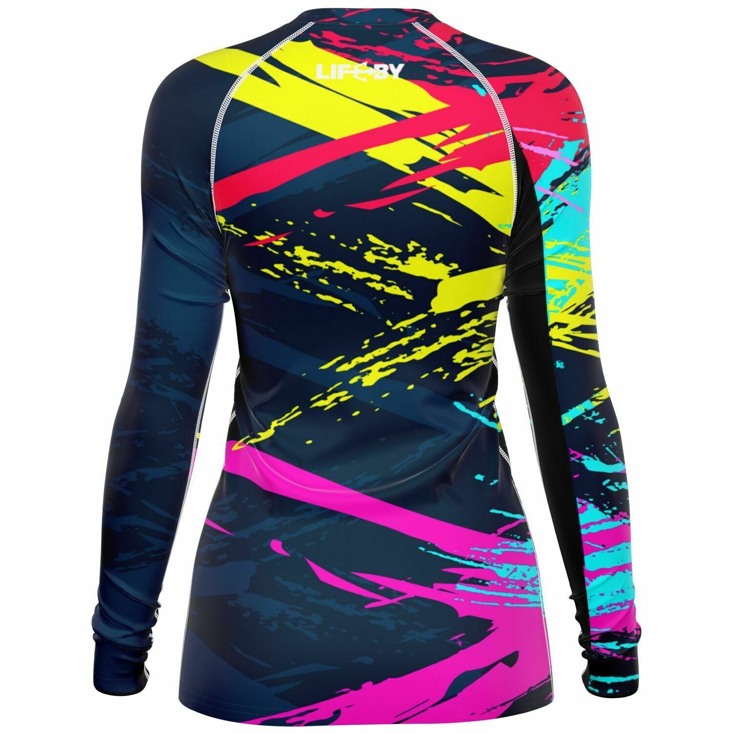 Women's LifeBy Color Splash Rashguard - LifeBy Fitness