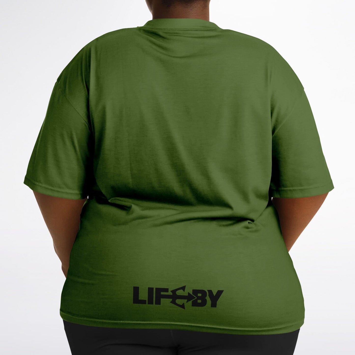 LifeBy Military Green Plus-size T-Shirt - LifeBy Fitness