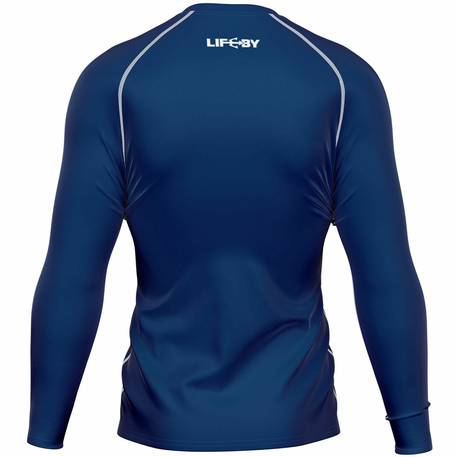 Men's LifeBy Navy Blue Rashguard - LifeBy Fitness