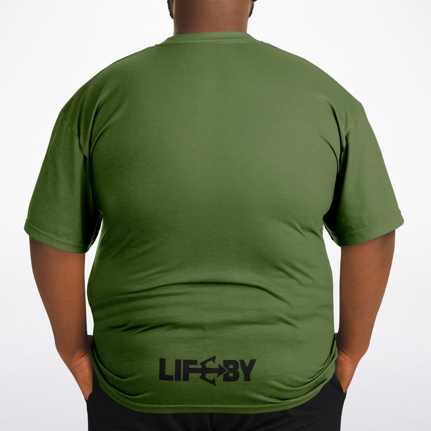 LifeBy Military Green Plus-size T-Shirt - LifeBy Fitness