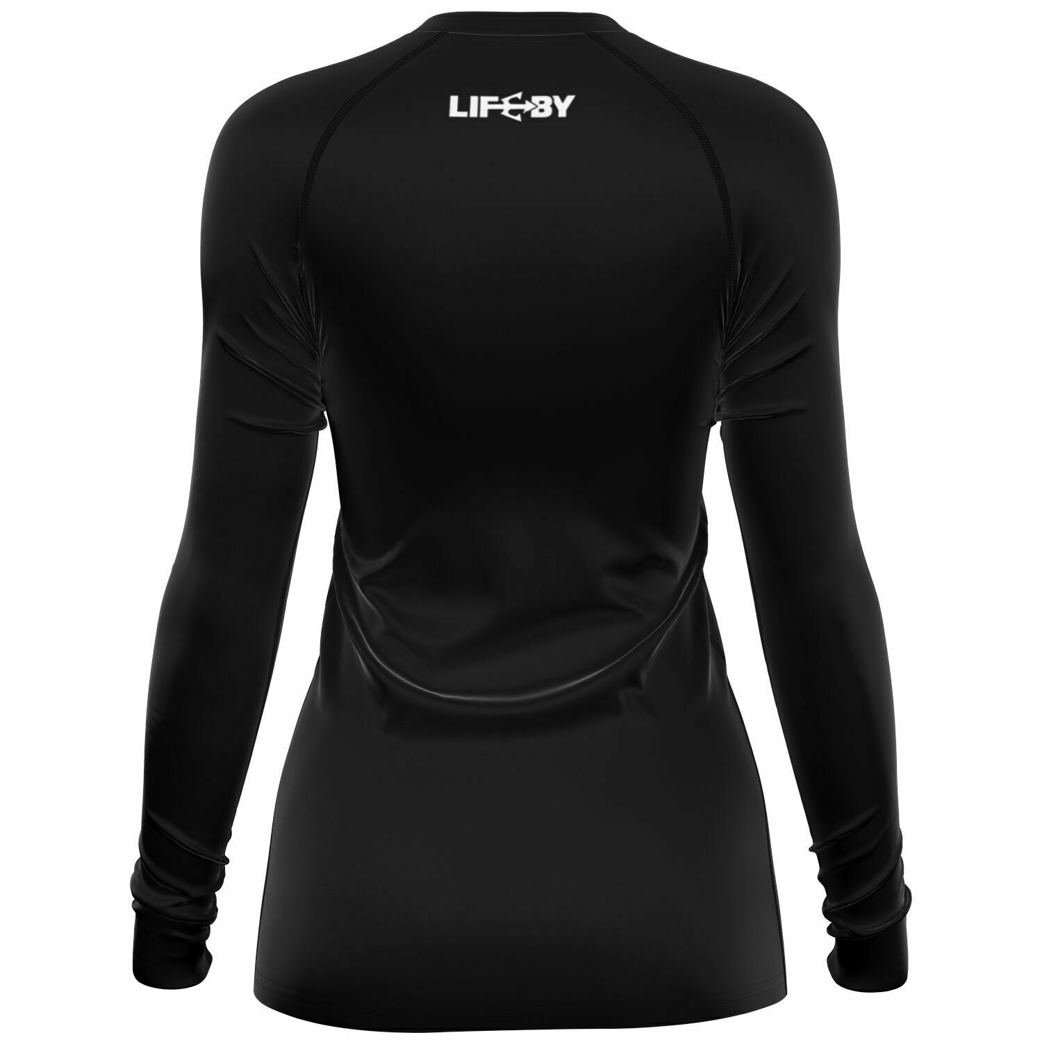 Women's LifeBy Black Rashguard - LifeBy Fitness