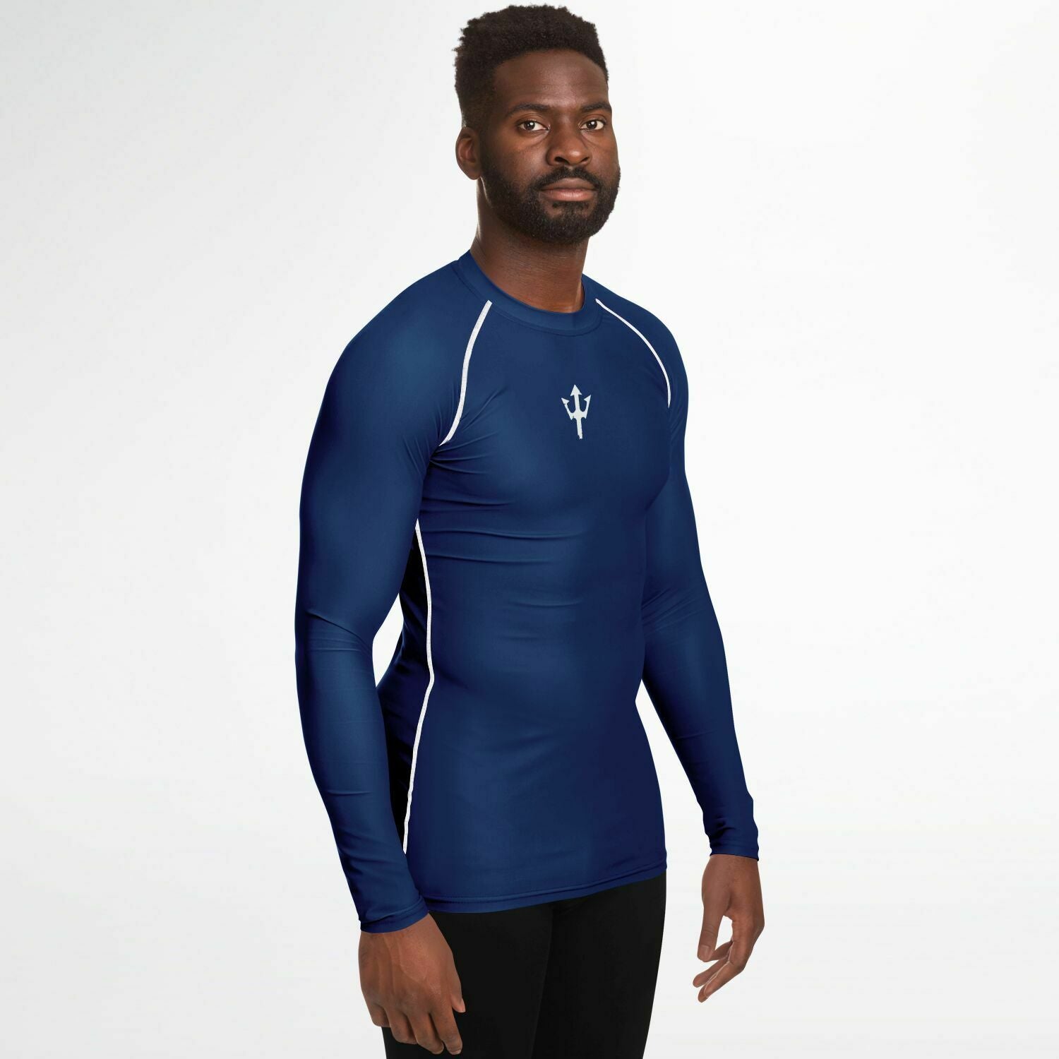 Men's LifeBy Navy Blue Rashguard - LifeBy Fitness