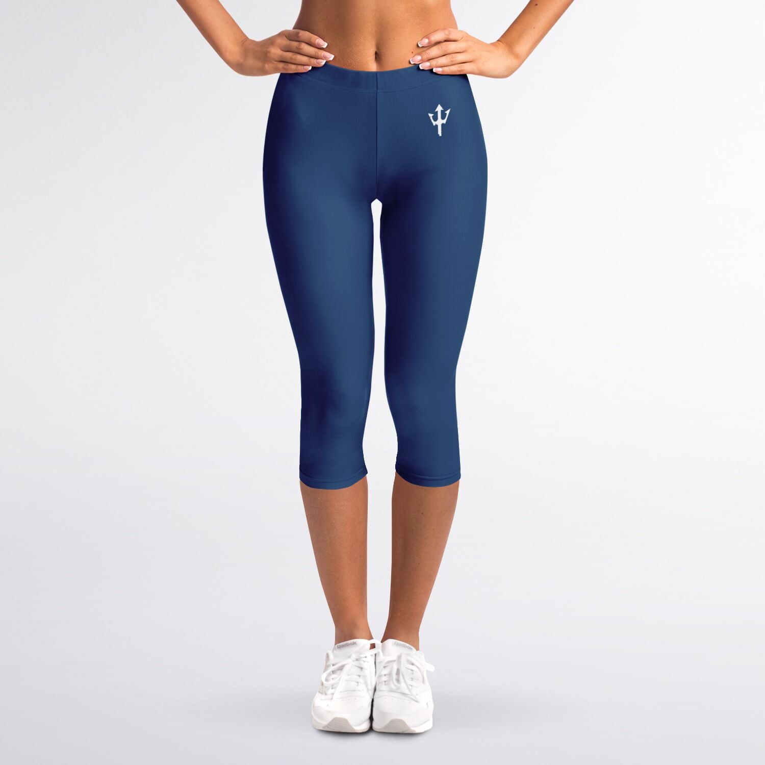 Women's LifeBy Navy Blue Capri Leggings - LifeBy Fitness