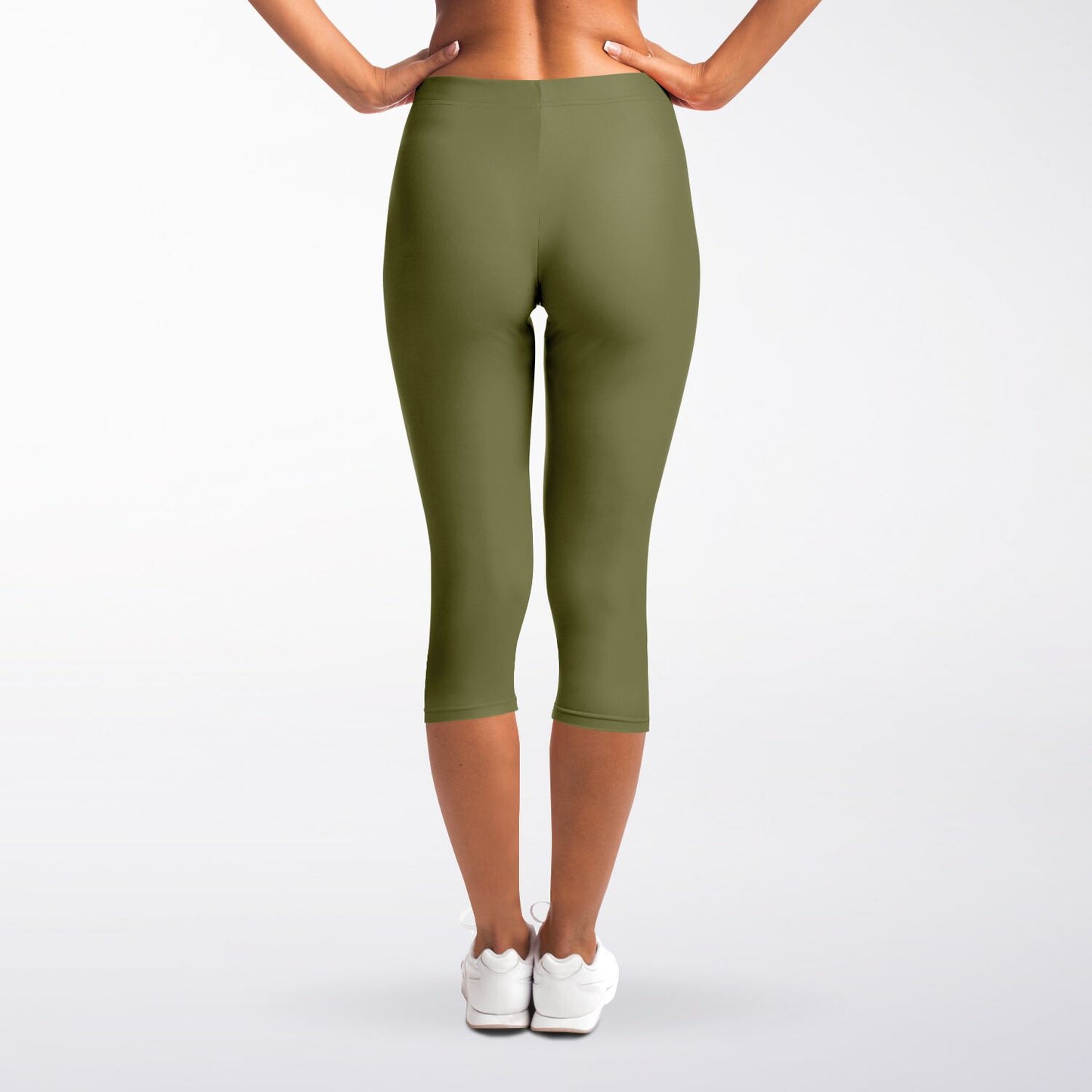 Women's LifeBy Khaki Capri Leggings - LifeBy Fitness