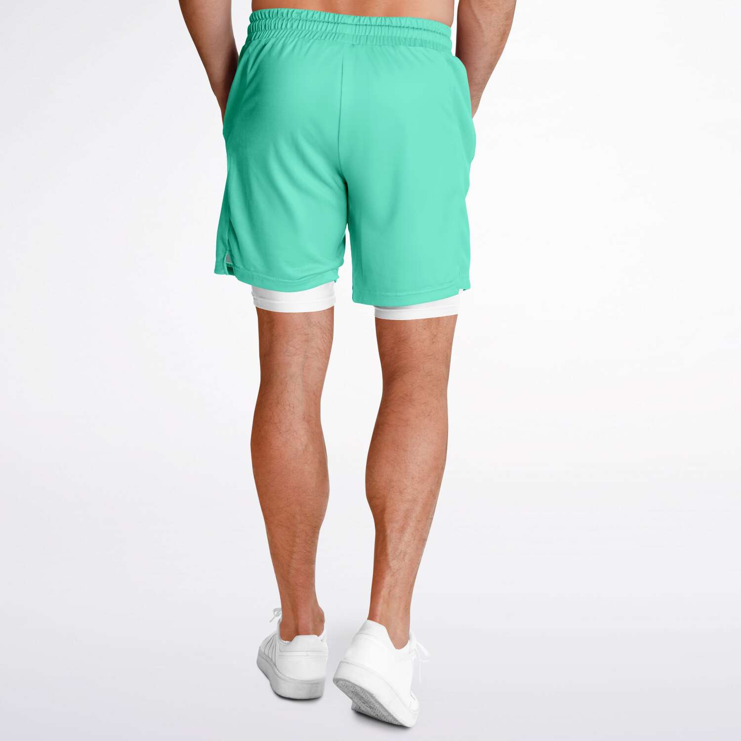 Men's LifeBy Turquoise 2-in-1 Shorts - LifeBy Fitness