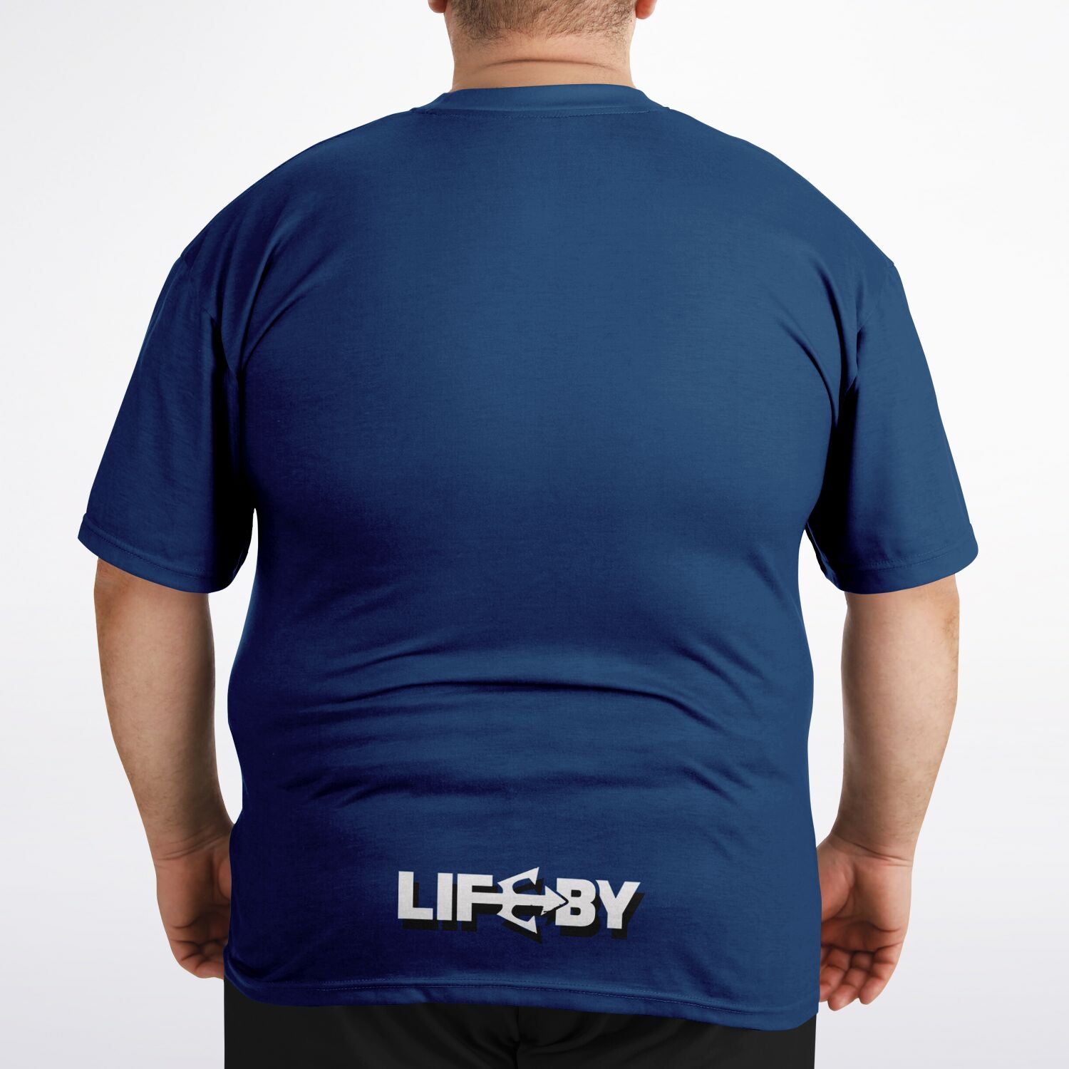 LifeBy Navy Blue Plus-size T-Shirt - LifeBy Fitness