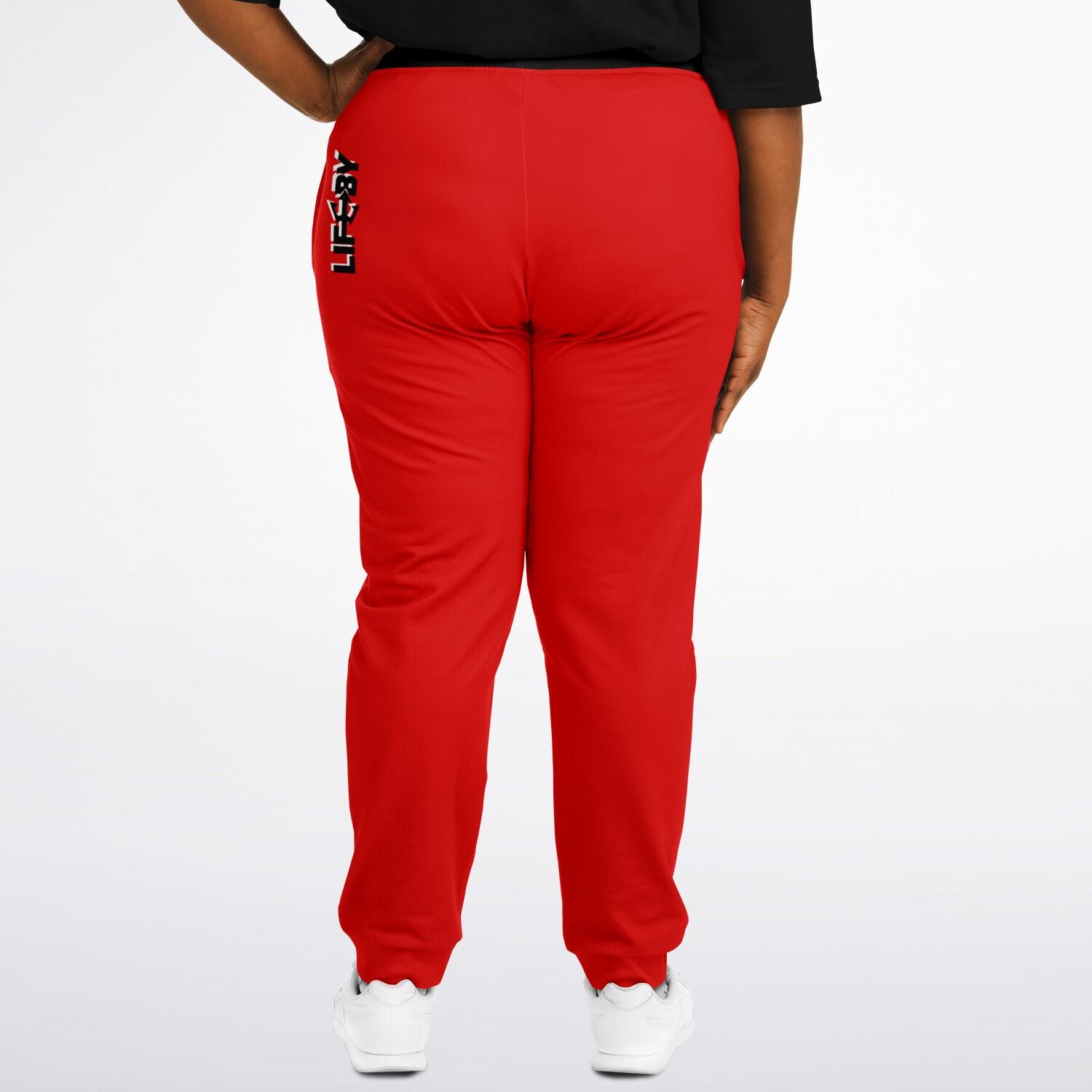 LifeBy Red Athletic Plus-size Jogger - LifeBy Fitness